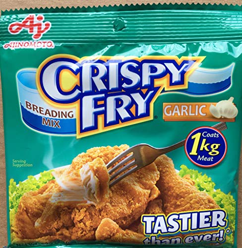 Lot of 2 Ajinomoto - Crispy Fry Breading Mix 62 grams / 2.19 oz each pk (2 pk Garlic)