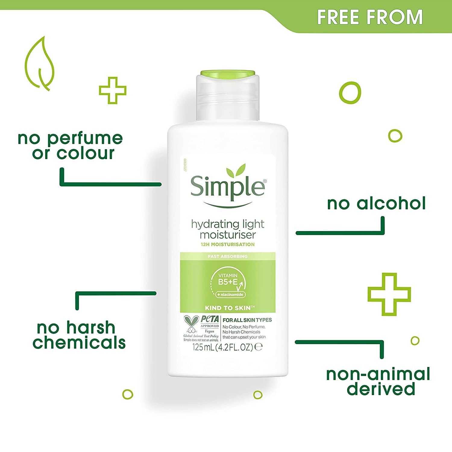 Simple Kind To Skin Hydrating Light Moisturiser 125 ml by Simple