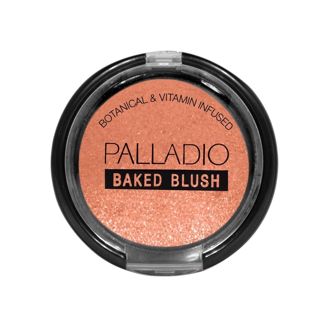 Palladio Baked Blush, Highly Pigmented Shimmery Formula, Easy to Blend and Highly Buildable, Apply Dry for a Natural Glow or Wet for a Dramatic Luminous Look, Long Lasting for All day Wear, Berry