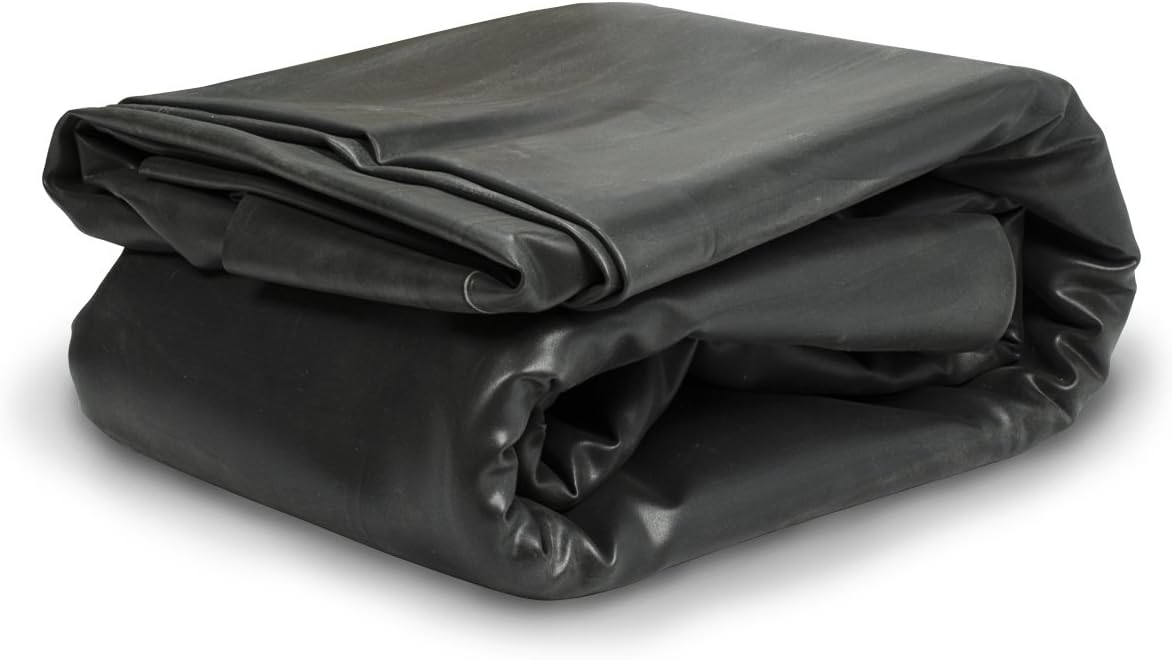 Aquascape 45 Mil EPDM Pond Liner 8 ft x 10 ft, Heavy-Duty Fish-Safe Liner for Ponds, Waterfalls, Fountains, and Water Gardens
