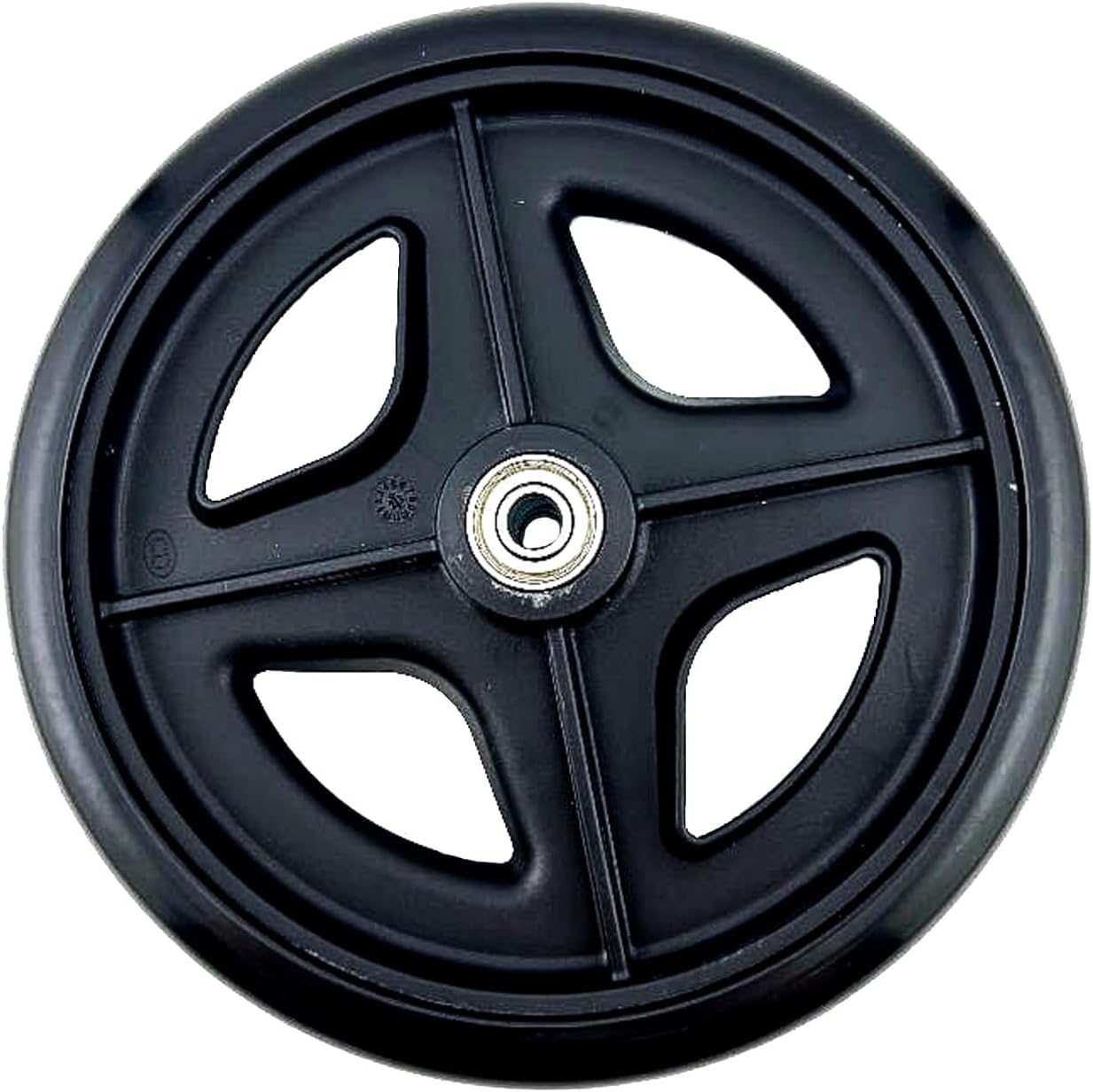 AlveyTech 7" Rear Wheel for Drive Medical Rollator - Replacement Wheels fit Drive Aluminum (728-R728), for 4-Wheel Walker, Rolling Walkers