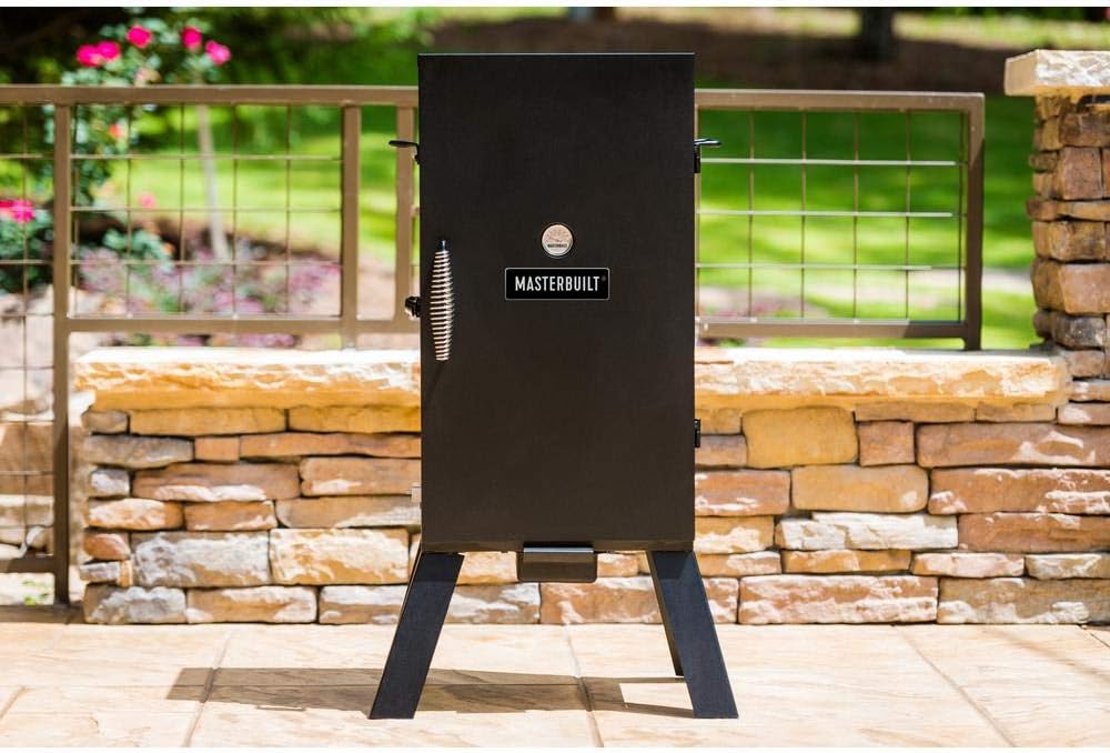 Masterbuilt 20070210, 30 inch, MB20070210 Analog Electric Smoker with 3 Smoking Racks, 30" Black (Old Version)