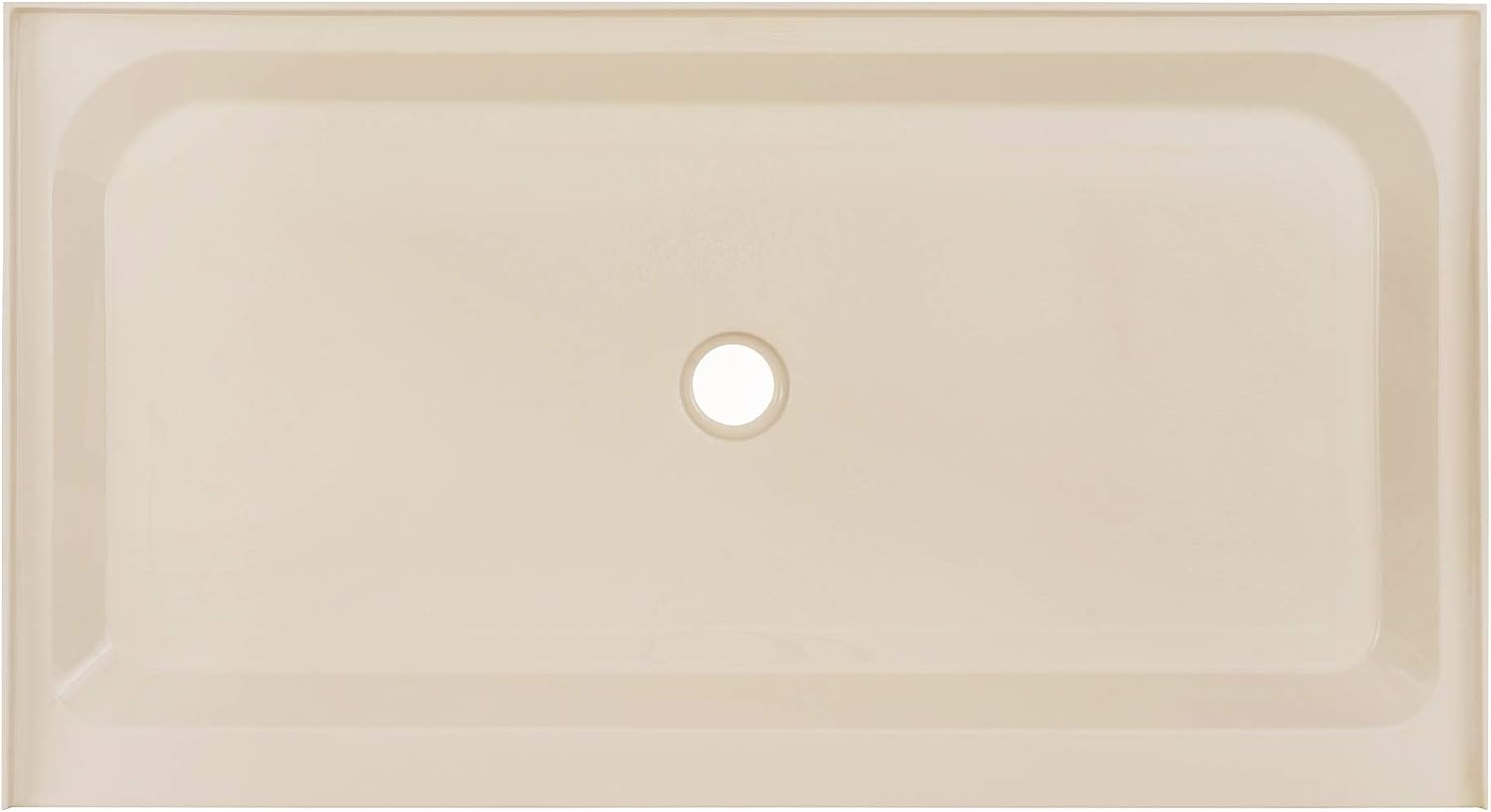 Voltaire 60" x 32" Single-Threshold, Right-Hand Drain, Shower Base in Gray