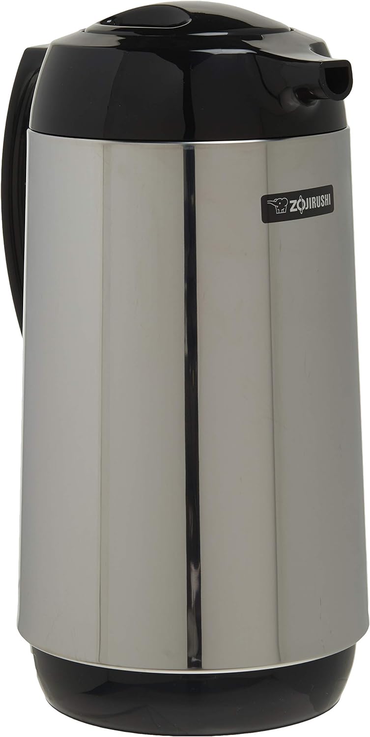 Zojirushi AHGB-10SE, Thermal Serve Carafe, 34 oz. / 1.0 liter, Polished Stainless Steel, Made in Japan