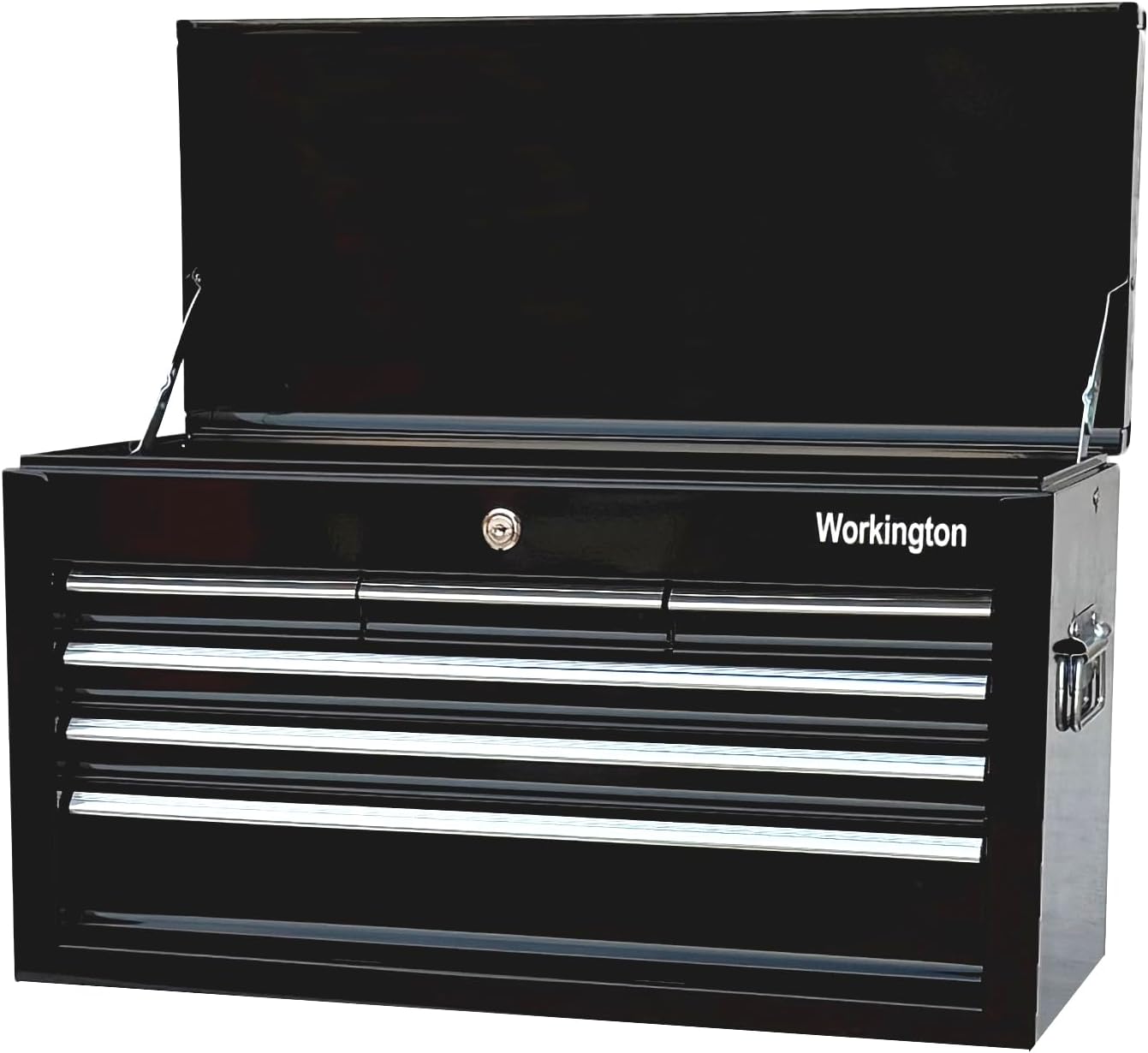 Workington Portable Metal Tool Chest with 6 Drawers, 24" 6-Drawer Tool Chest Cabinet with Ball Bearing Drawer Slides