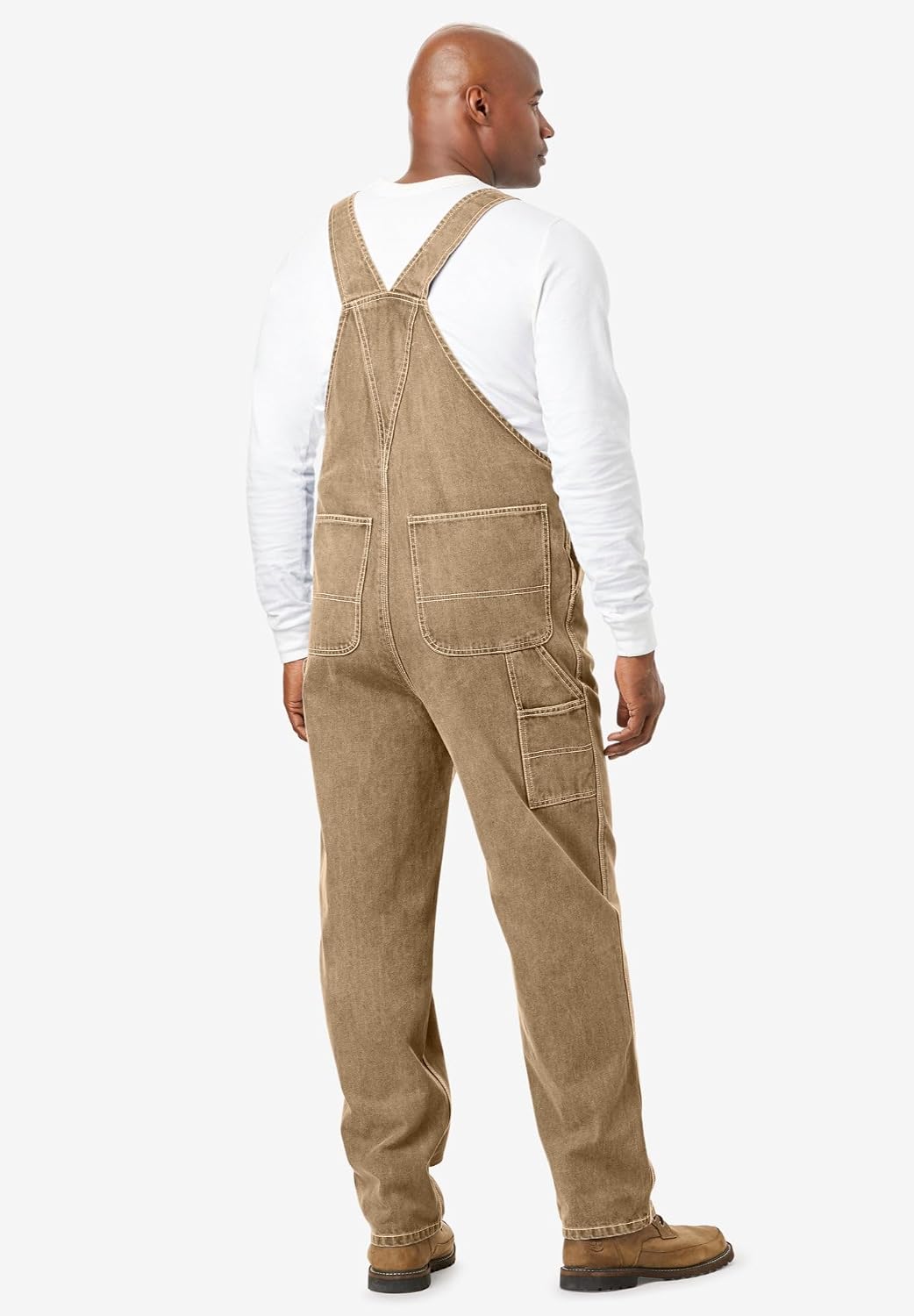 by KingSize Men's Big & Tall Denim Overalls