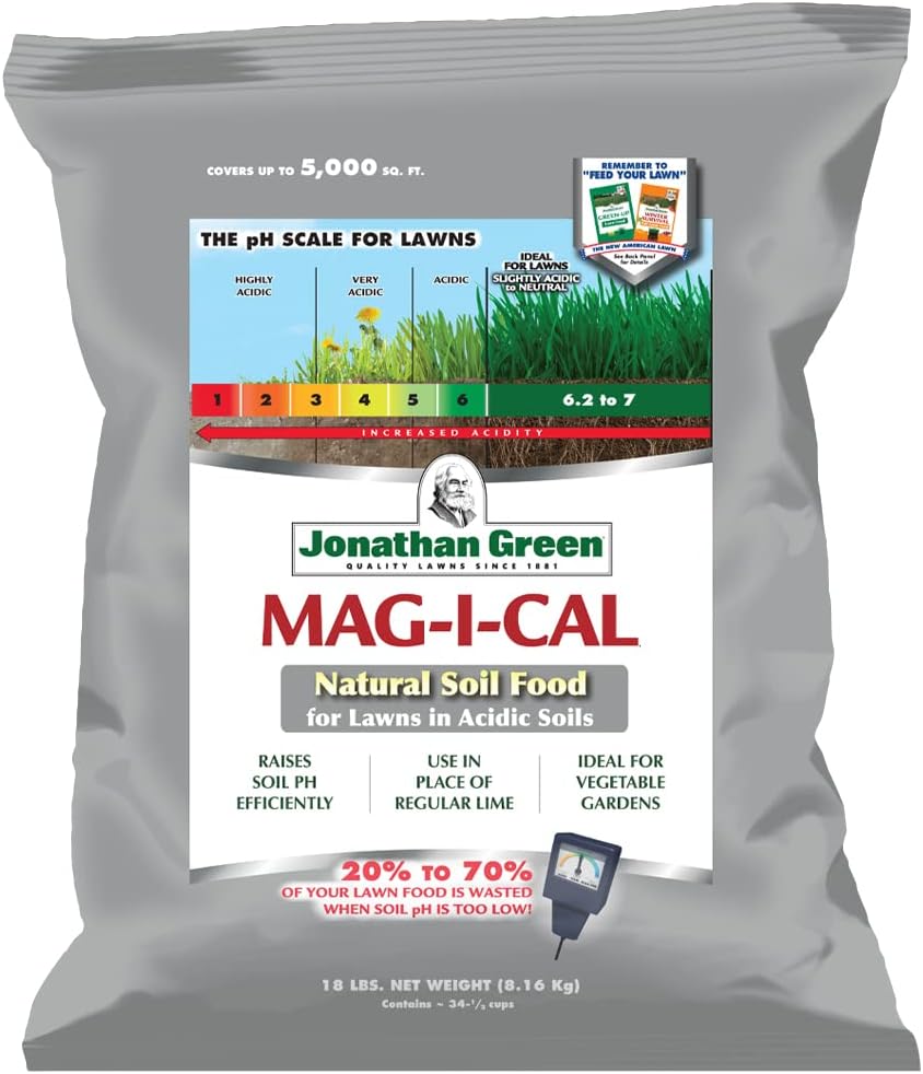 Jonathan Green 11352 Mag-i-Cal Pelletized Calcium Fertilizer, Covers 15,000 Sq. Ft., Quantity 1