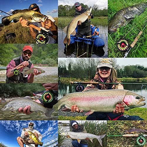 M MAXIMUMCATCH Maxcatch Premier Fly Fishing Rod and Reel Combo Complete 9' Fishing Outfit