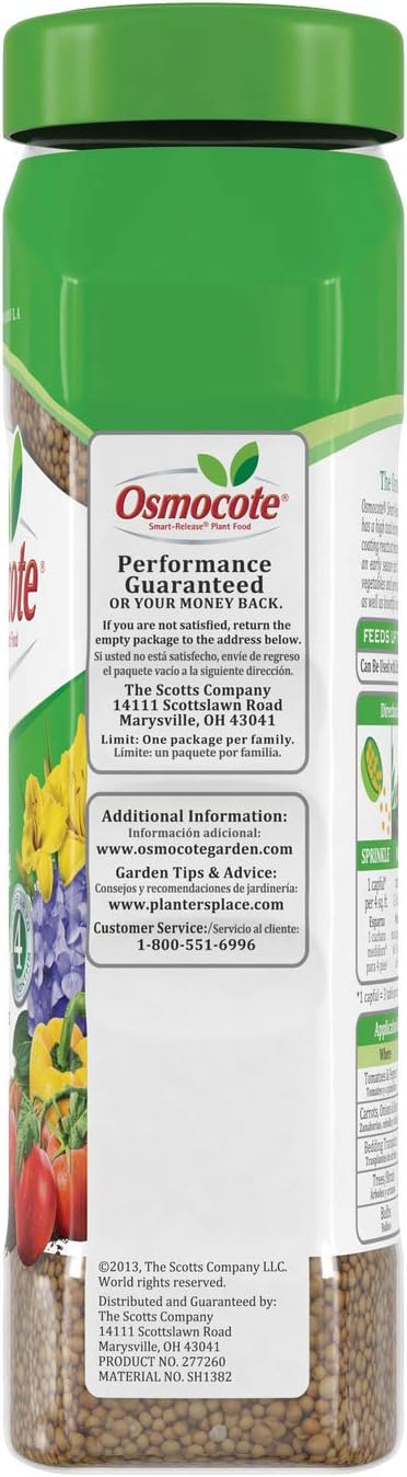 Osmocote Smart-Release Plant Food Flower & Vegetable, Plant Fertilizer, 2 lbs. (12-Pack)