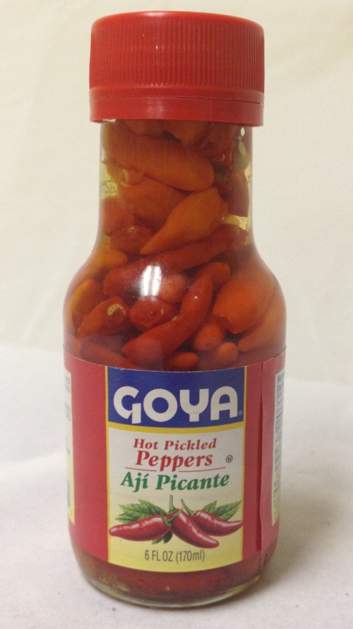 Goya Hot Pickled Red Peppers, Nachos, Latin Cooking | Bold and Zesty, For Tacos, Nachos, Dips and Latin Cooking, Great for Snacking and Sharing