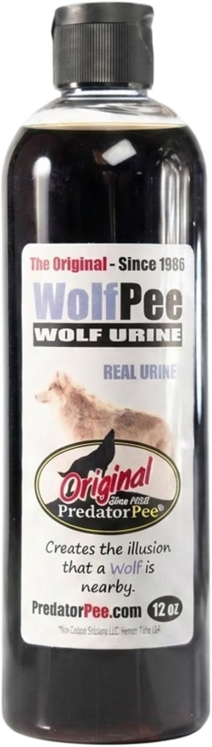 PredatorPee 100% Wolf Urine Natural Predator Scent Outdoor Yard Garden