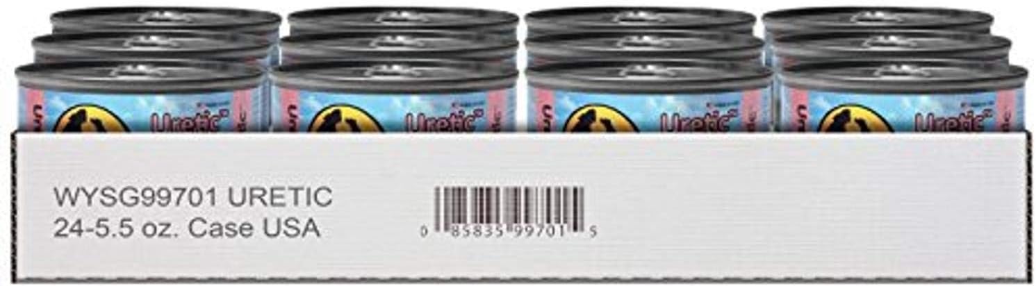 Wysong Uretic With Organic Chicken Feline Diet Canned Cat Food, Twenty Four - 5.5 Ounce Cans