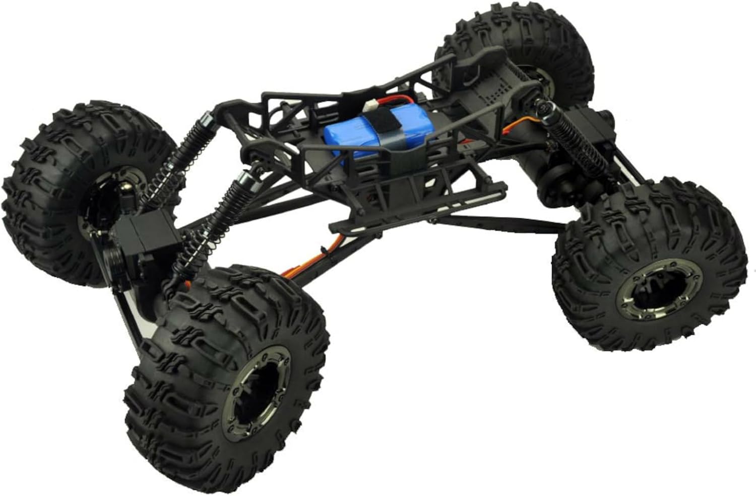 Redcat Racing Danchee Ridgerock 1/10 Scale 4WD Electric RC Rock Crawler – RC Truck RTR with 2.4GHz Radio, Dual Motors, 4-Wheel Steering