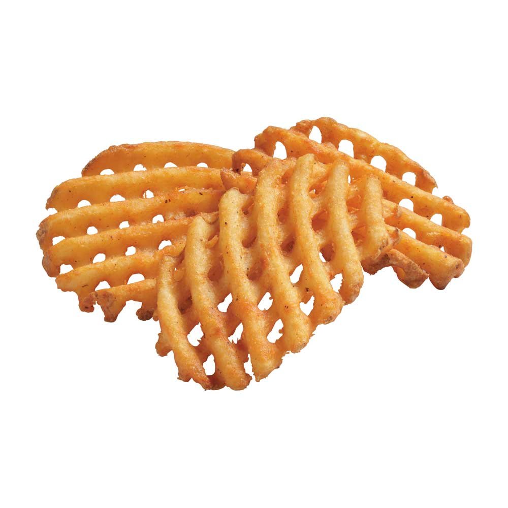 Simplot Seasonedcrisp Savory Batter Lattice Cut French Fry, 4.5 Pound -- 6 per case.