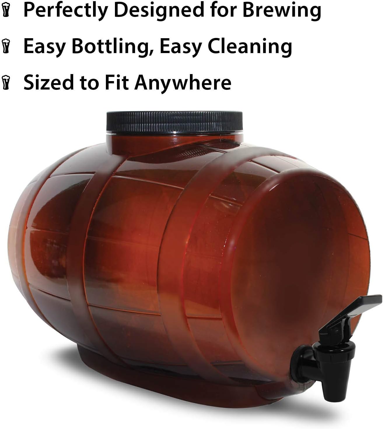 Mr. Beer - Craft Beer Making Kit (2 Gallon) Complete DIY Home Brew Set | Beer Making Kit for Beginners Everything Included | Reusable 25 oz Bottles | 2 Gallon Keg | Golden Ale