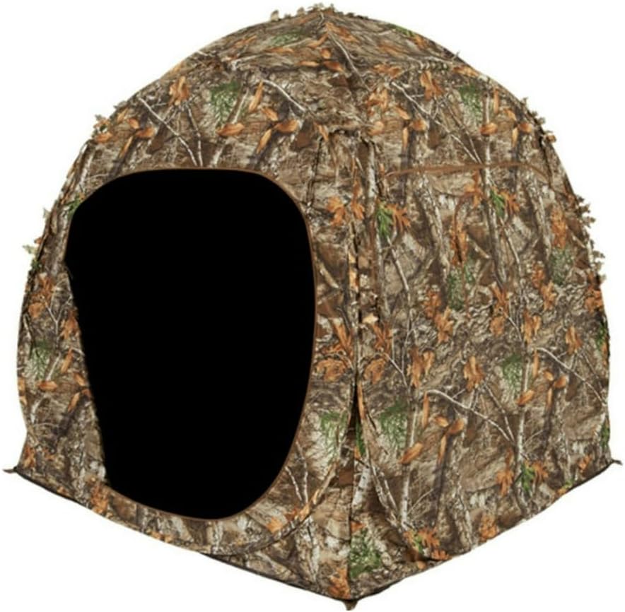 Ameristep Doghouse Run & Gun Hunting Blind | Lightweight 2 Person Ground Blind in Mossy Oak Break-Up Country, One Size