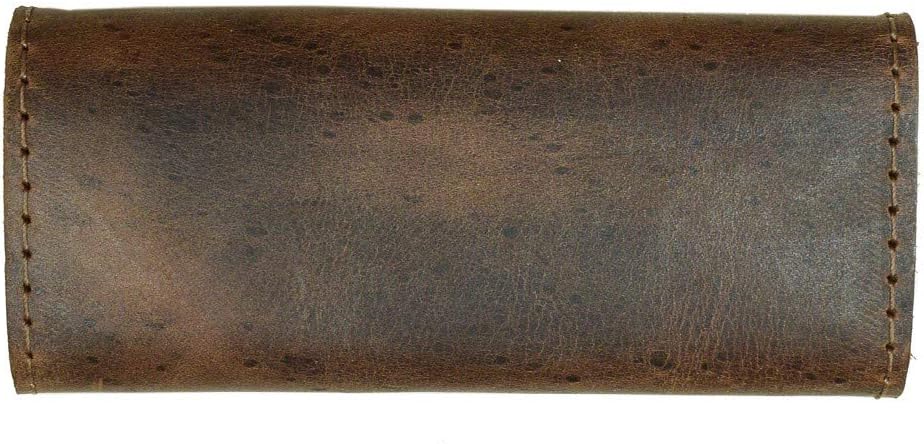 Hide & Drink, Handle Grip Replacement for Luggage Bags, Travel Accessories, Full Grain Leather, Handmade, Bourbon Brown