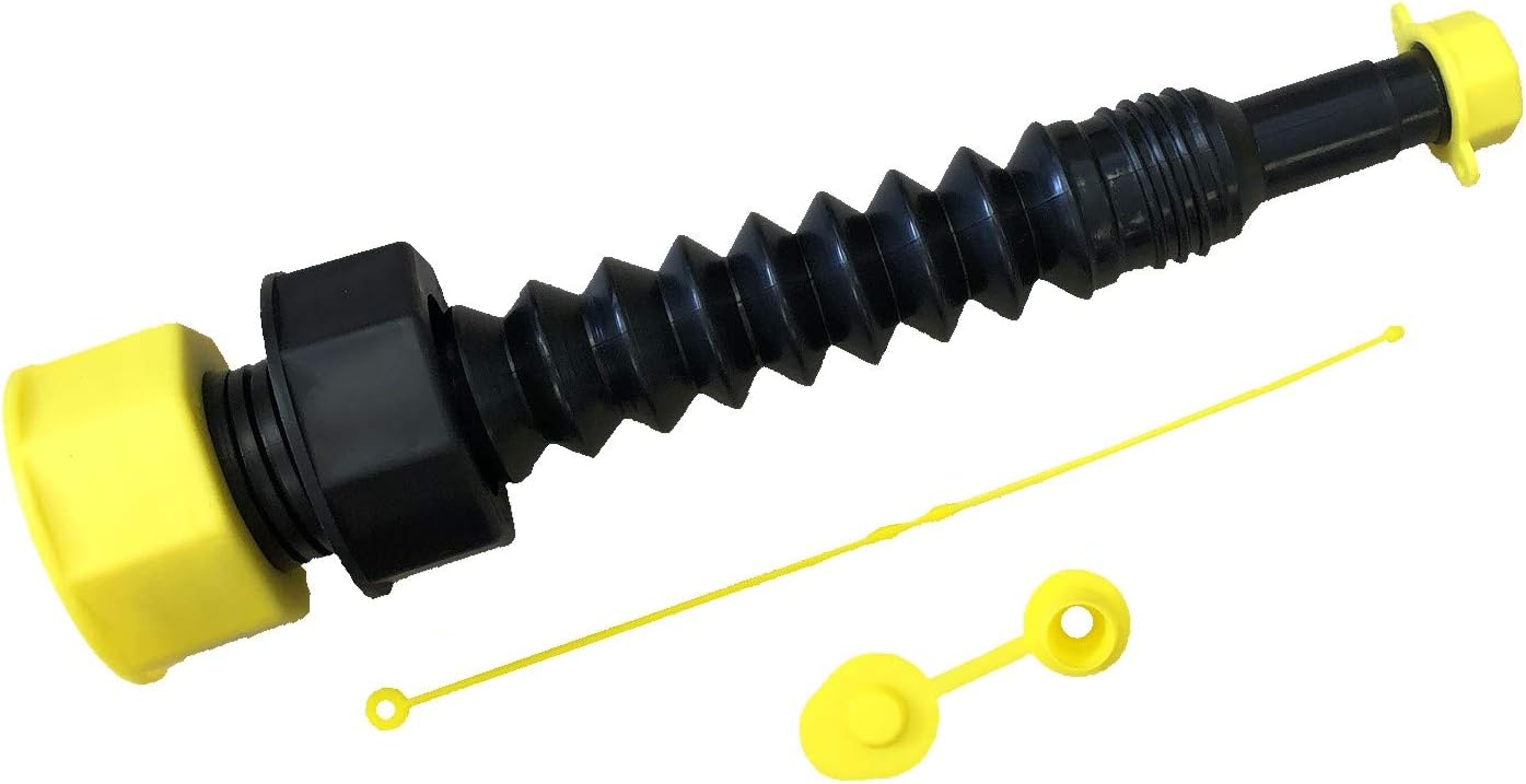 EZ-POUR® Standard Replacement Spout & Vent Kit, Multi-Purpose Spout, 1 Pk | Flexible Standard Spout Fits 1-3/4 in Openings. Includes Vent. For Older Utility Cans, Water Jugs & Containers.