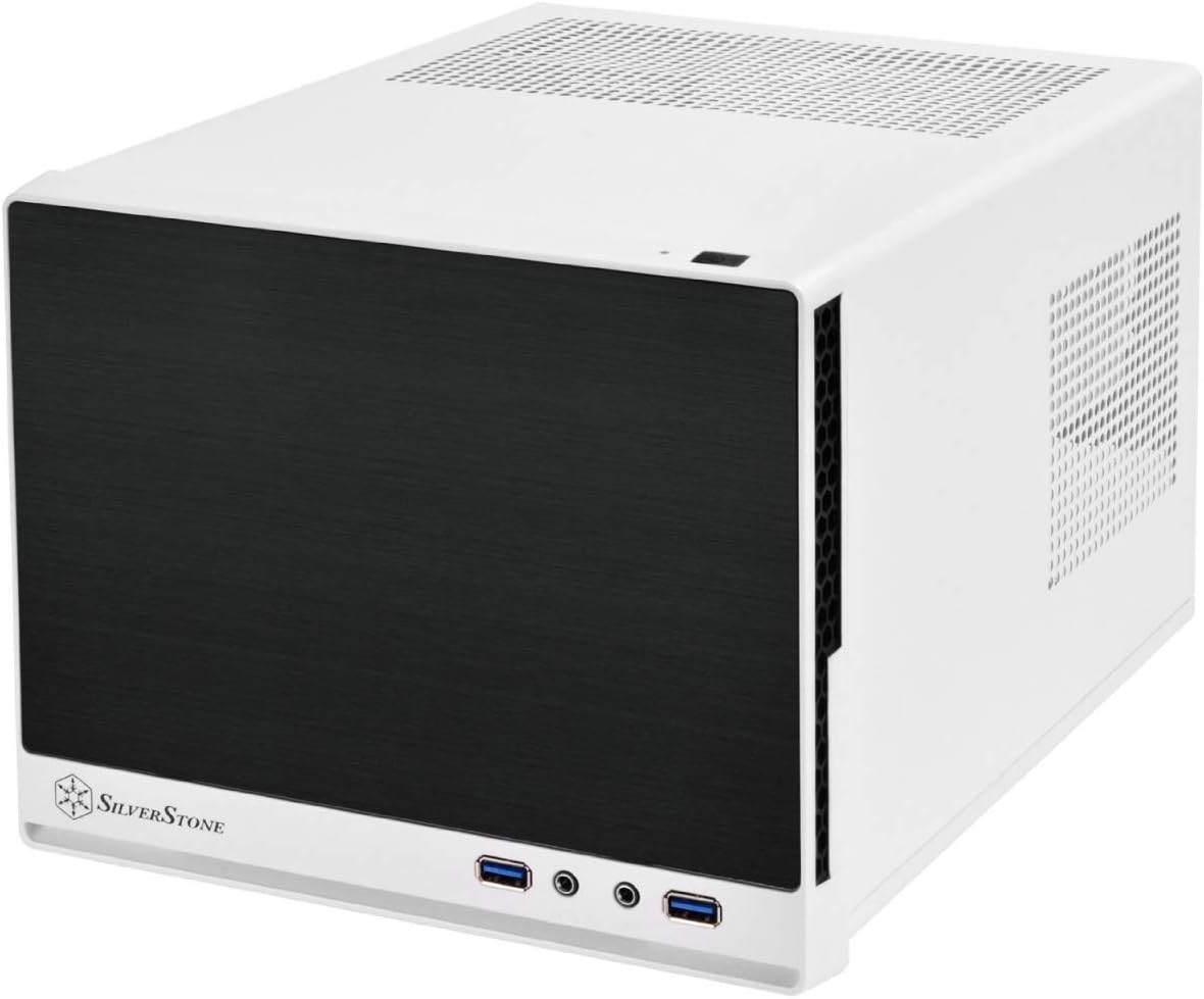 Silverstone Computer Case with Mesh Front Panel,Black (SG13B)