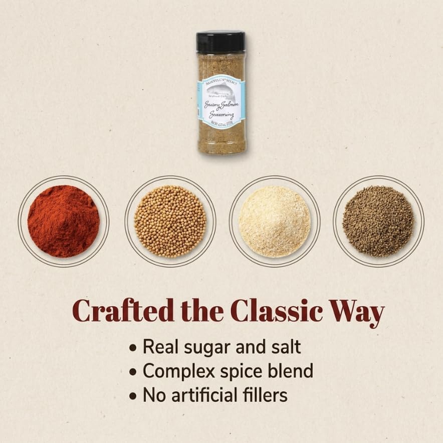 Braswell’s Select Blackened Seafood Seasoning – Small-Batch, Renowned Specialty, Made in USA, Since 1946 (5.25oz)