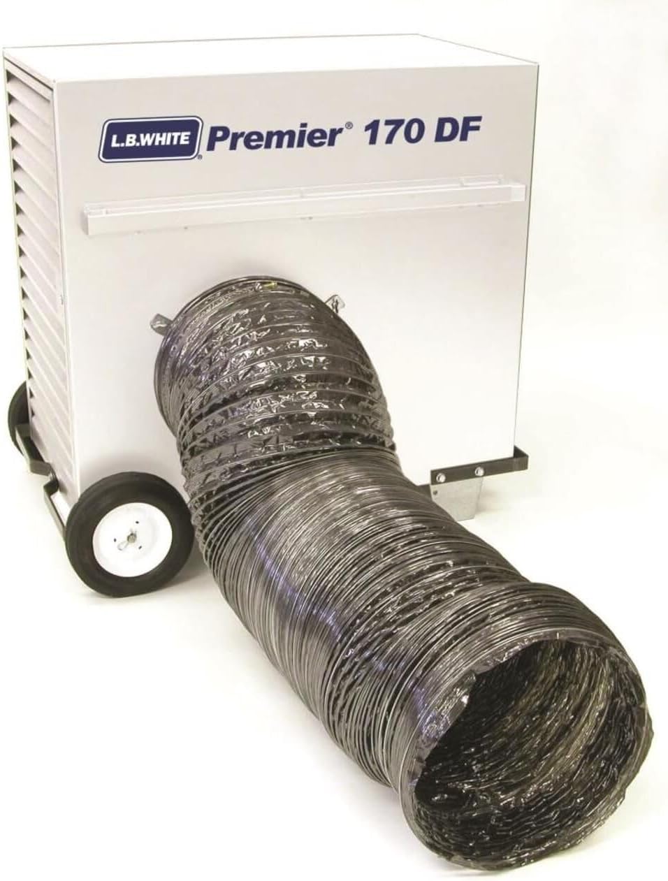 L.B. White CS170 Premier 170DF LP Forced Air Propane Tent Heater — Ductable Portable Space Heater for Indoor, Outdoor, Parties & Commercial, 170