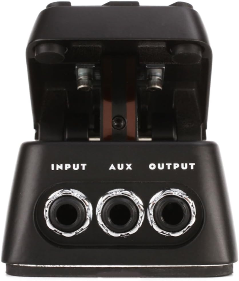 Jim Dunlop DVP4 Volume (X) Mini Pedal for Electric Guitars Bundle with 2-Pack of Pedal Patch Cables