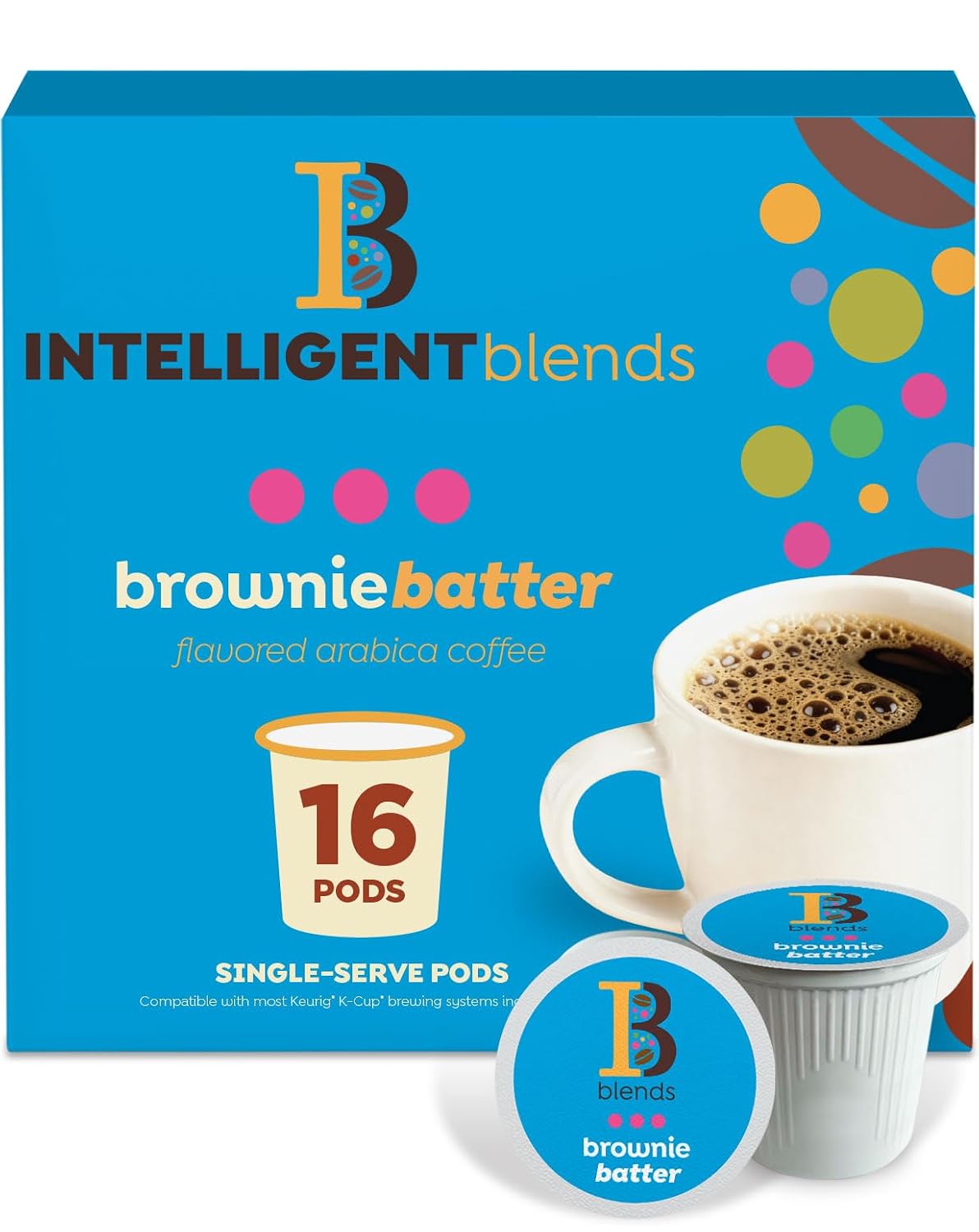Intelligent Blends Dark Roast Coffee Pods 100ct Keurig Compatible