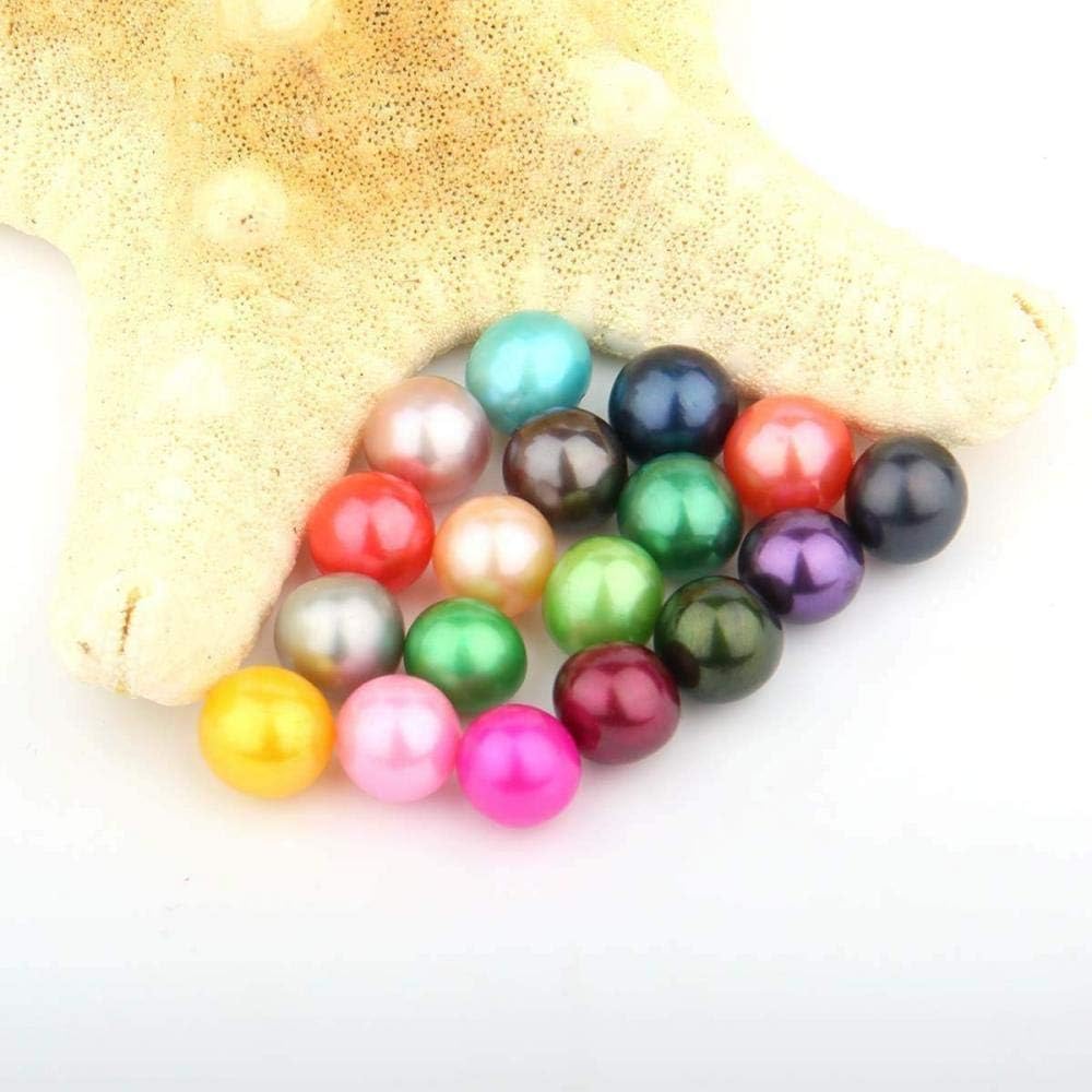 50 PC Freshwater Oyster with Pearls Inside Round Pearls Oysters Bulk 7-8mm Love Wish Pearl Party Kids Activity Birthday Gift | Includes 50