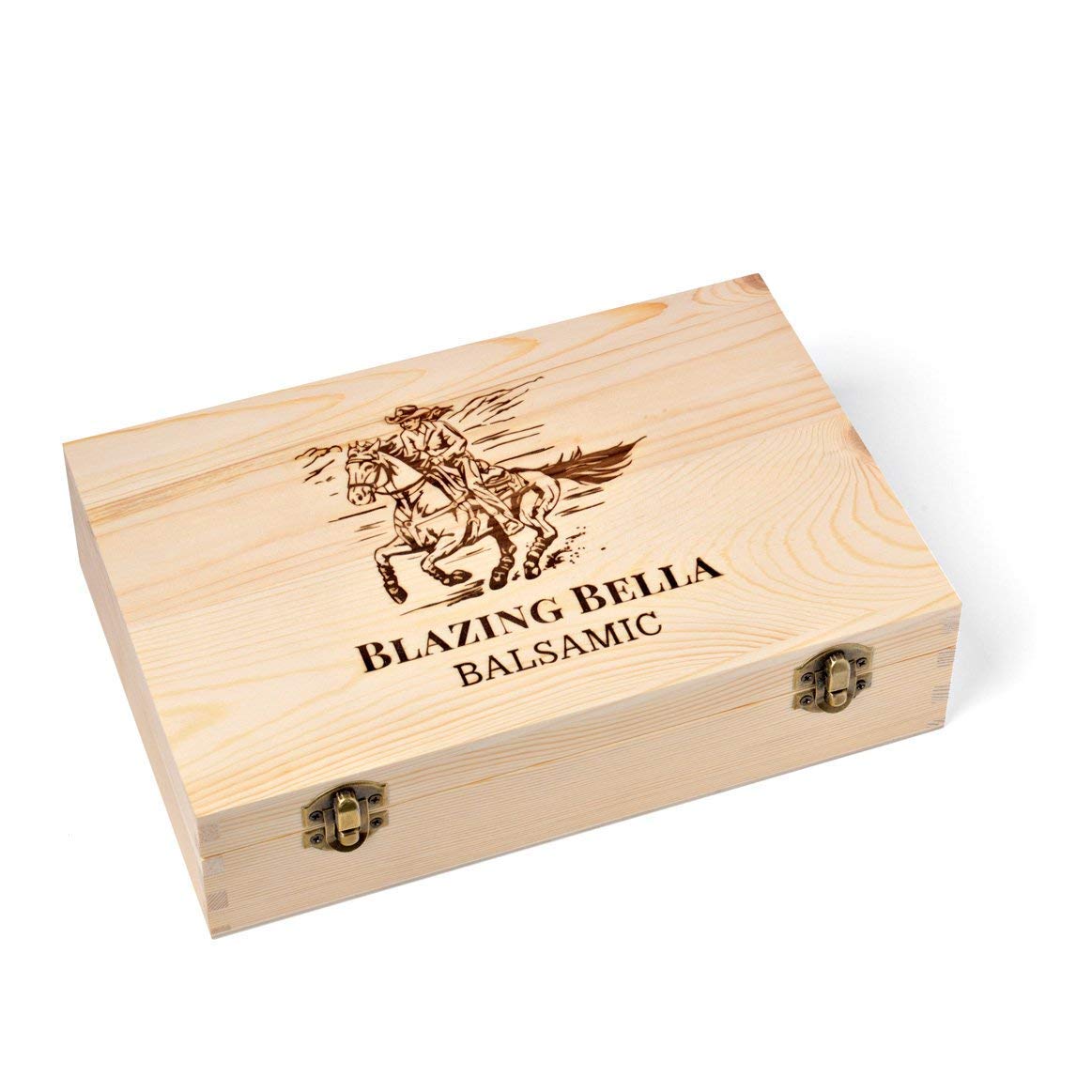 Blazing Bella Barrel Aged Balsamic Vinegar of Modena, Italy – Thick, Rich & Naturally Sweet – Premium Traditional Italian Balsamic for Everyday Use – 16.9 fl oz (500ml)