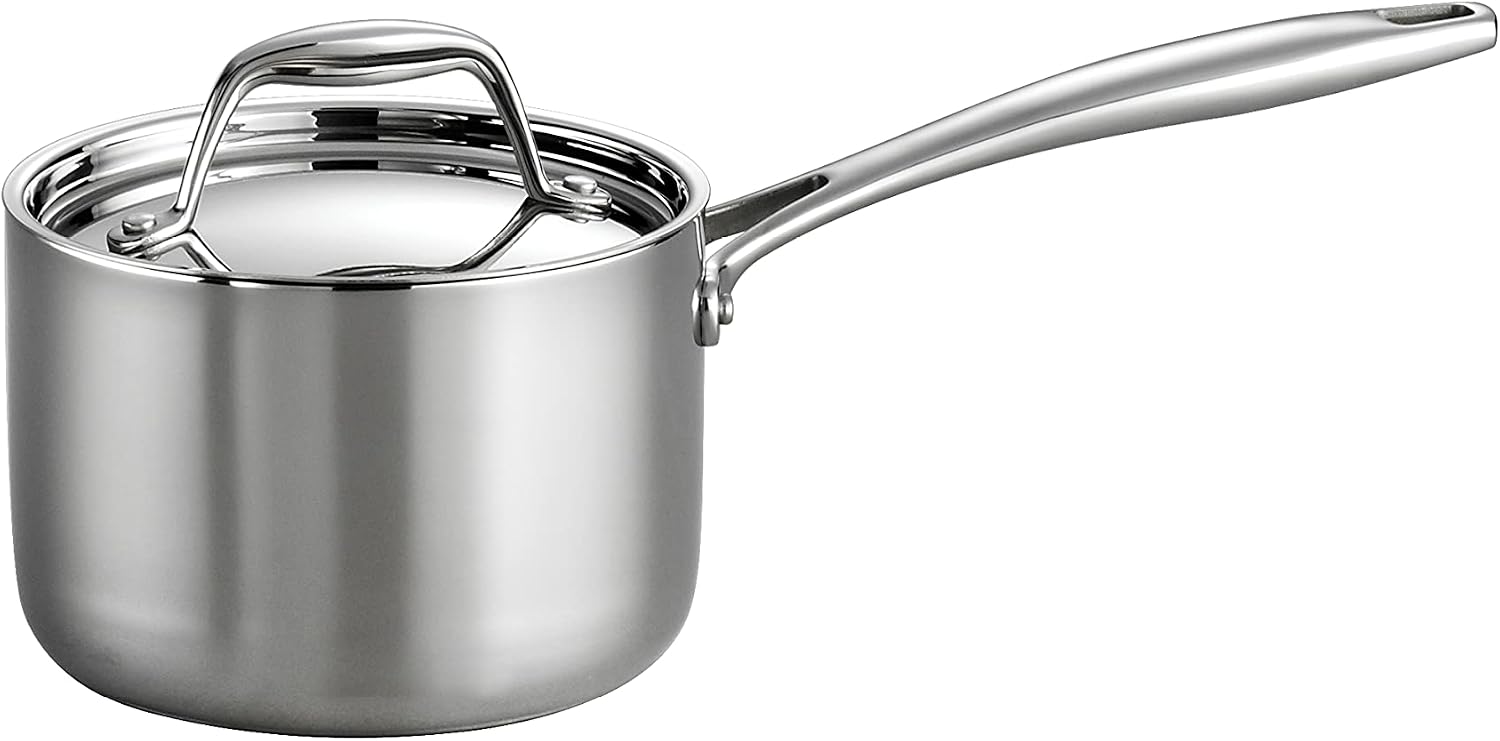 Tramontina Signature Tri-Ply Clad Stainless Steel 12-Inch Large Frying Pan | Induction-Ready Skillet, Dishwasher-Safe, NSF-Certified