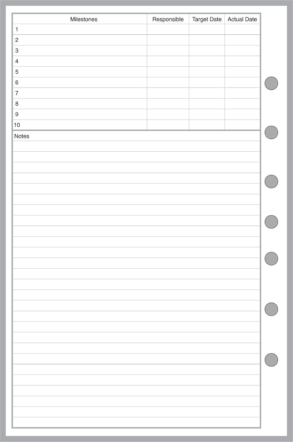FC Classic Payment/Expense Record & Check Register, 50 Sheets, 5.5" x 8.5" | For 7-Ring FC Notebooks. Record payments, expenses, account balance. Ink-friendly heavyweight paper.