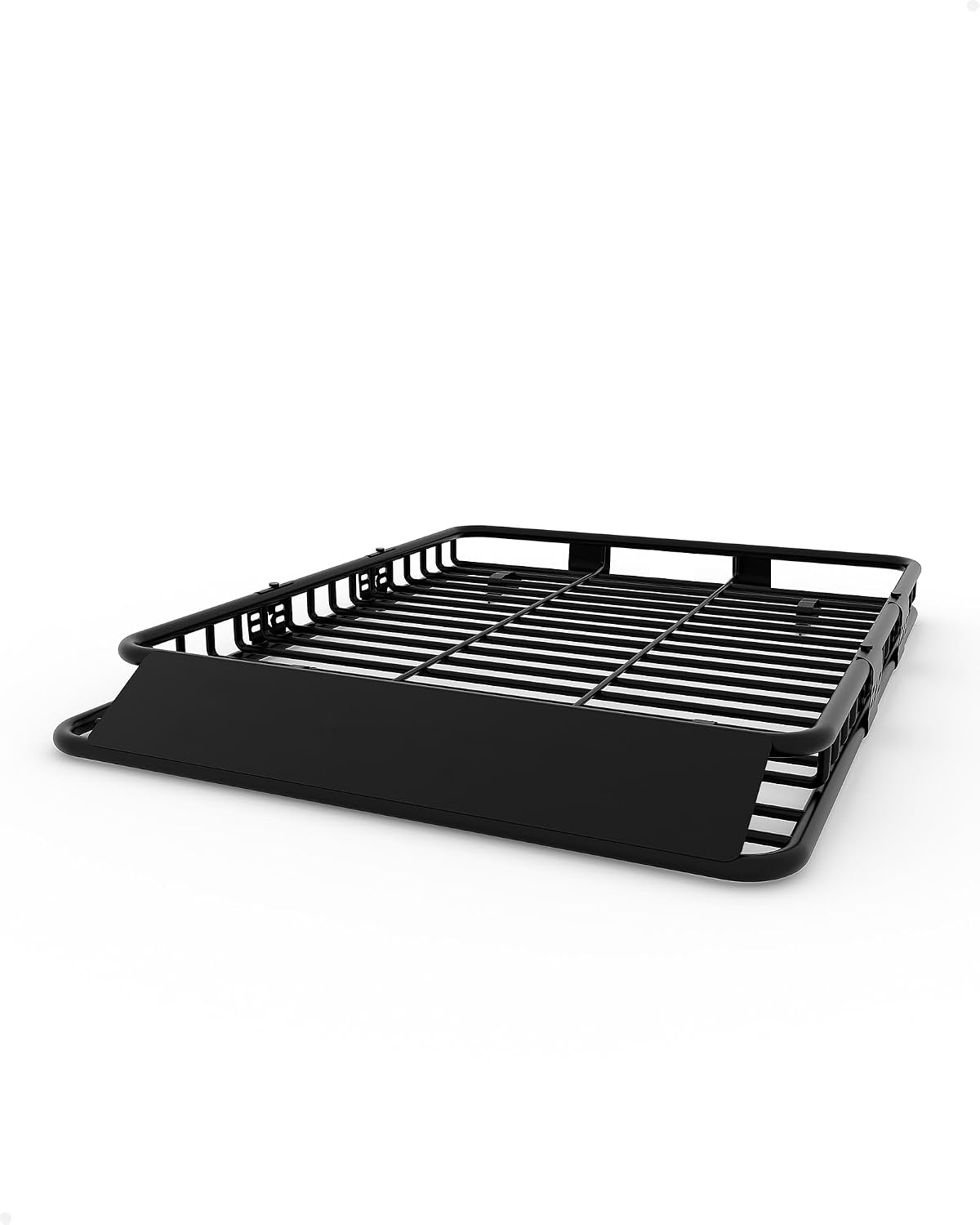 Garvee Universal Roof Rack Cargo Carrier Basket, 200 Lbs Capacity Rooftop Cargo Rack, Car Top Luggage Holder Basket Heavy Duty for SUVs, Trucks, Vehicles