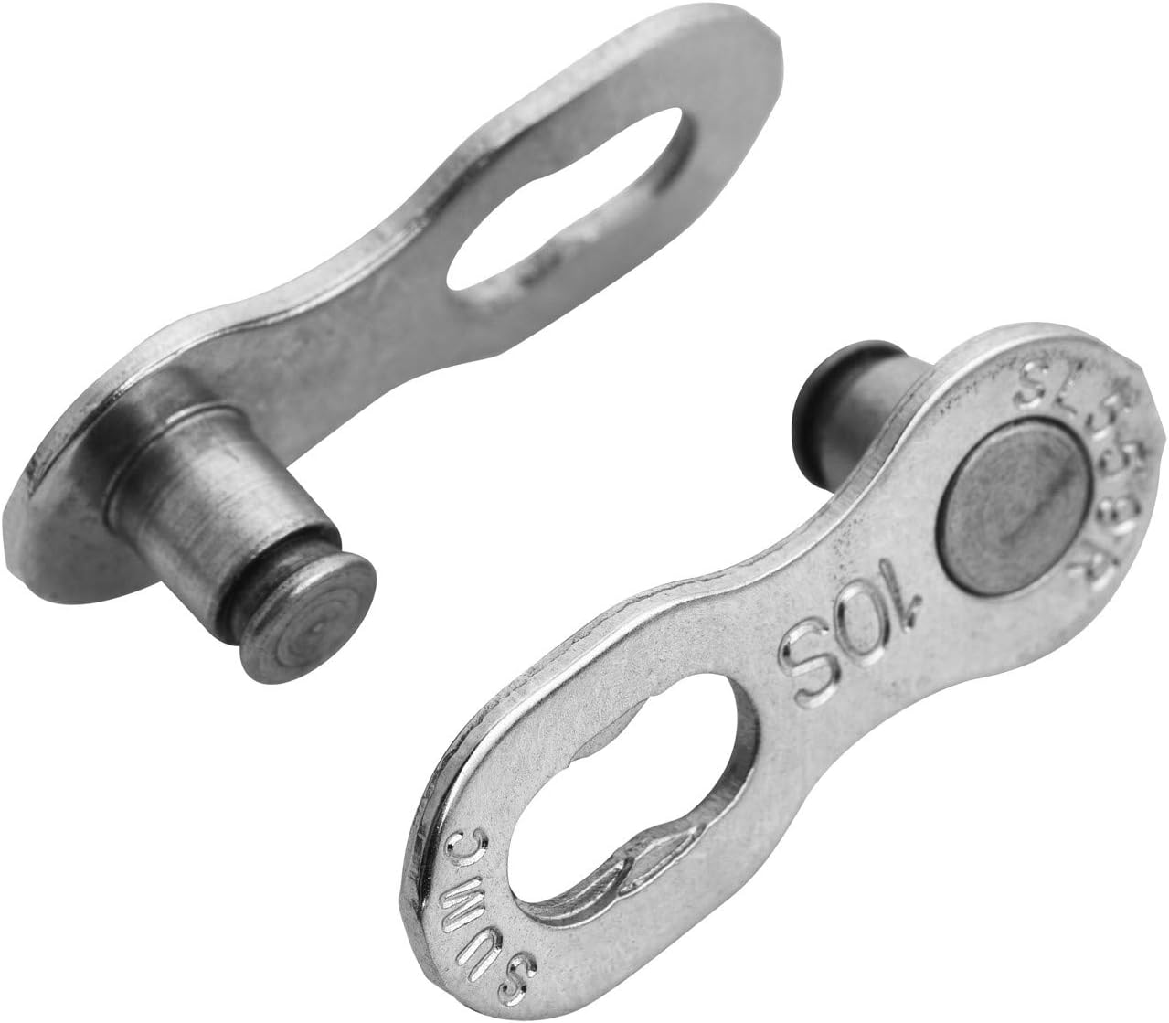 ZONKIE 10 Speed Removable Quick Split Chain Link in Silver x2