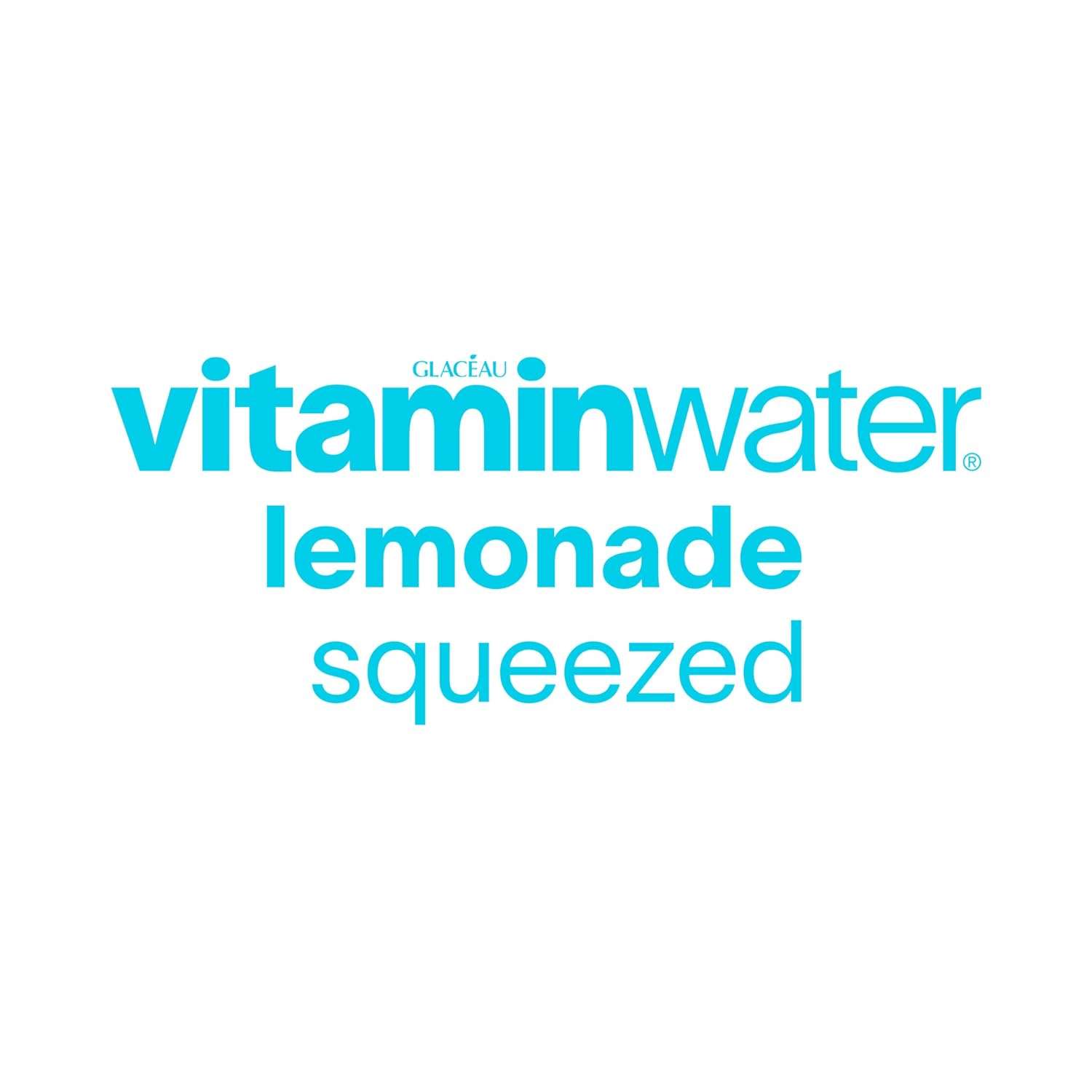 vitaminwater Squeezed Lemonade Zero Sugar, Flavored Water Beverage Bottles, 20 fl oz, 12 Pack