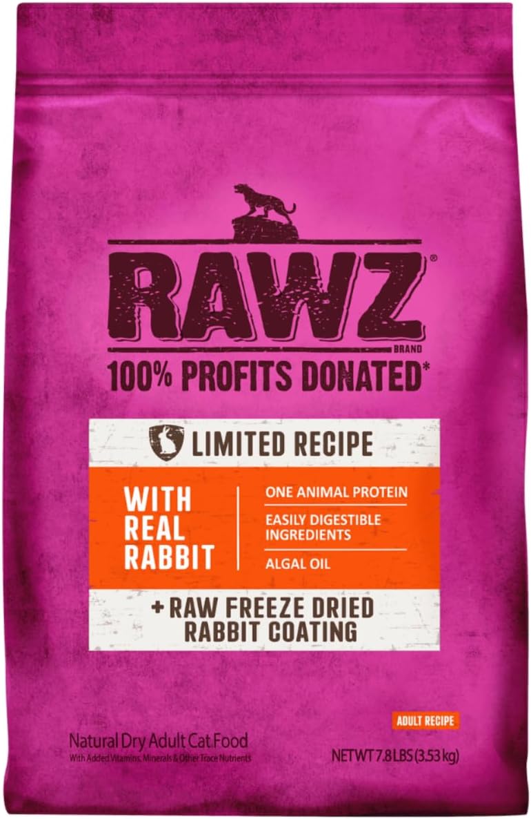 Rawz Dehydrated Chicken, Turkey & Chicken Recipe Natural Meal Free Dry Cat Food (3.5 Pound (Pack of 1), Chicken & Turkey)