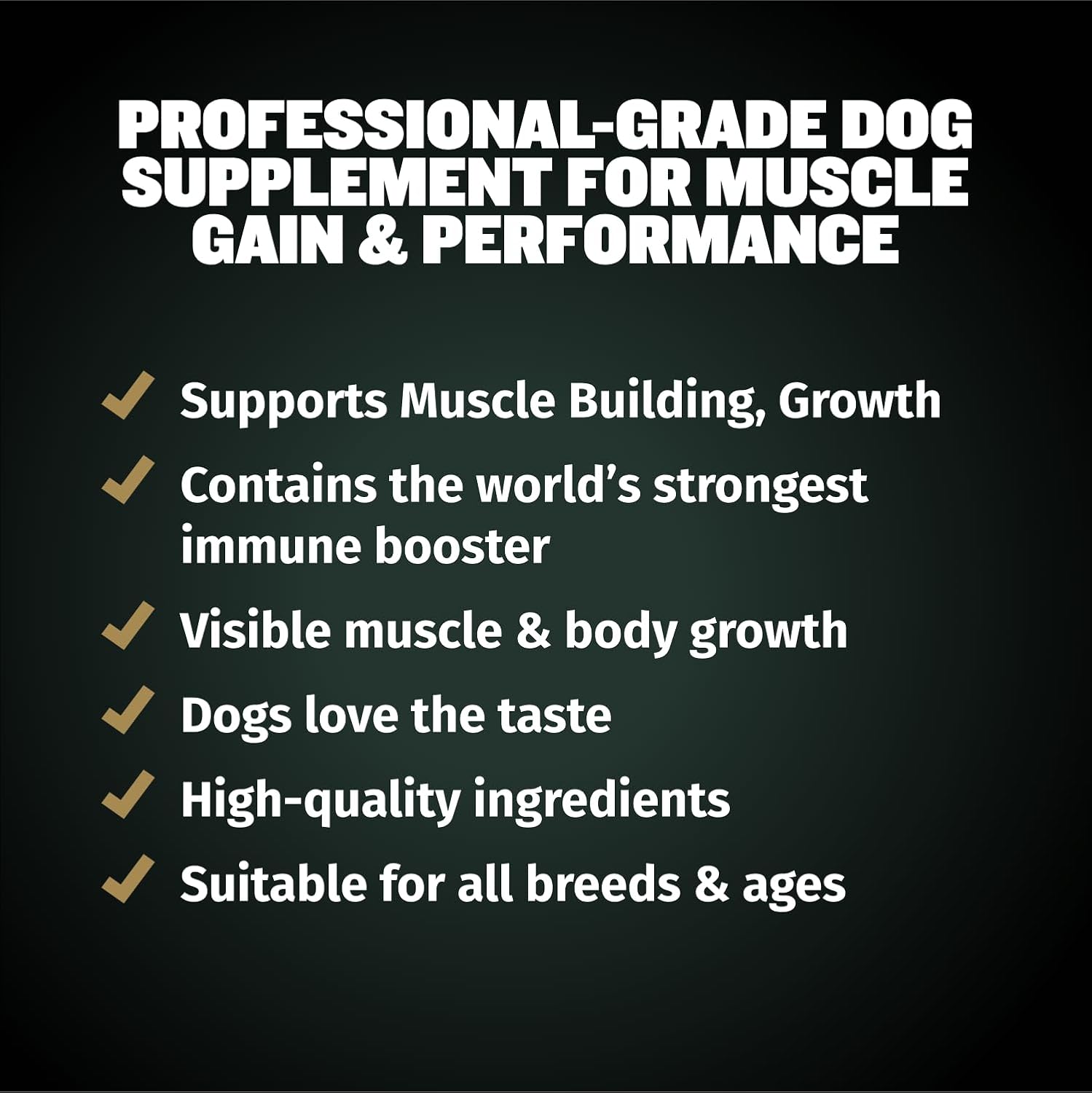 Bully Max 11-in-1 Dog Muscle Builder Power Chews - High Protein Muscle Gain Supplement with Amino Acids - Vet-Recommended for Puppy & Adult Canines