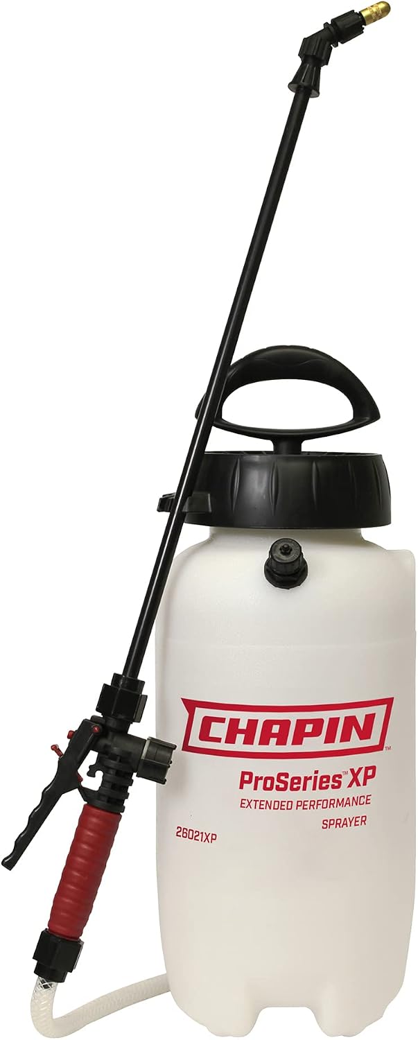 Chapin International 26031XP Chapin ProSeries Poly Sprayer for Fertilizer, Herbicides and Pesticides, 3-Ga, 20 inches, Translucent White