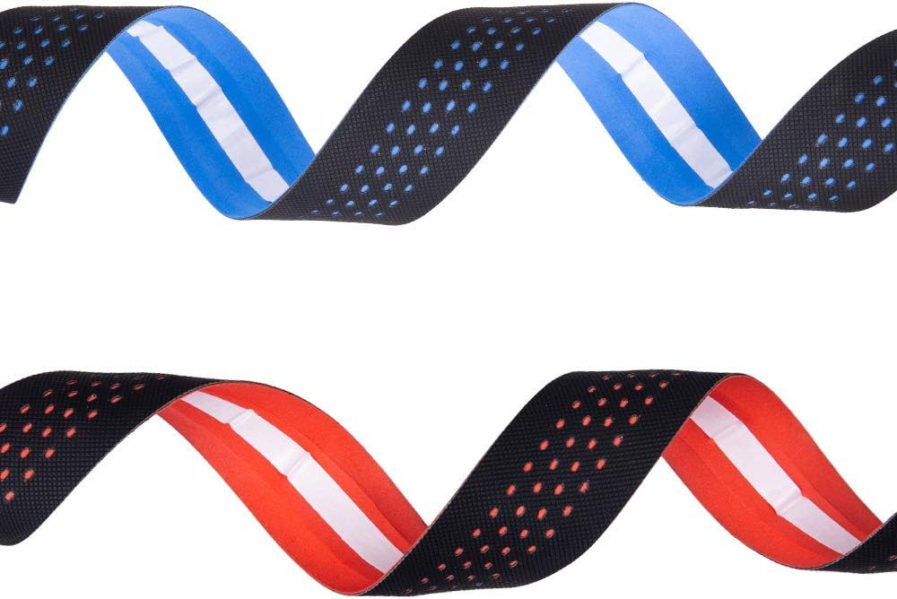Tvoip 2 Rolls Soft Road Bike Bicycle Handlebar Cork EVA PU Bar Tape Professional Cycling Damping Anti-Vibration Wrap