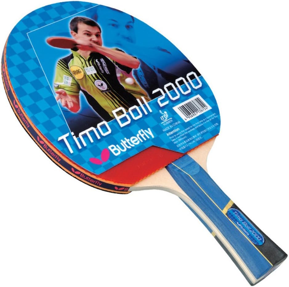 Butterfly Timo Boll Shakehand Ping Pong Paddle - Good Speed And Spin With Superb Control - Japan Series - Recommended For Beginning Level Players - International Table Tennis Federation Approved