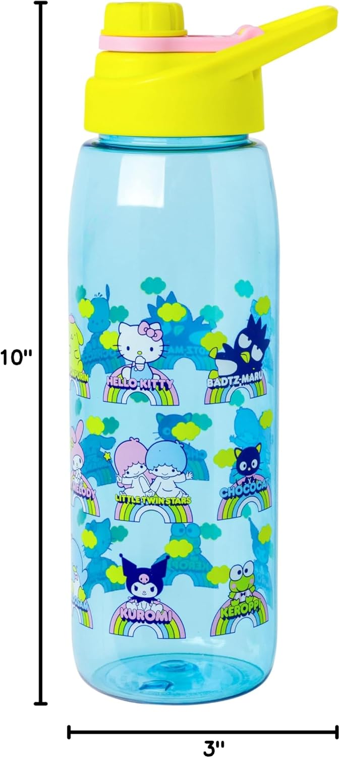 Silver Buffalo Pokémon Skate Graffiti, Water Bottle, 28oz