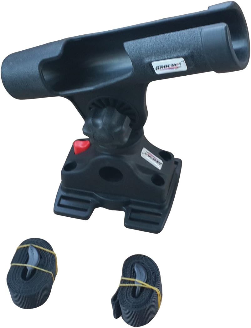 Brocraft Float Tube OR Pontoon Boat Rod Holder / Float Tube Fly Rod Holder