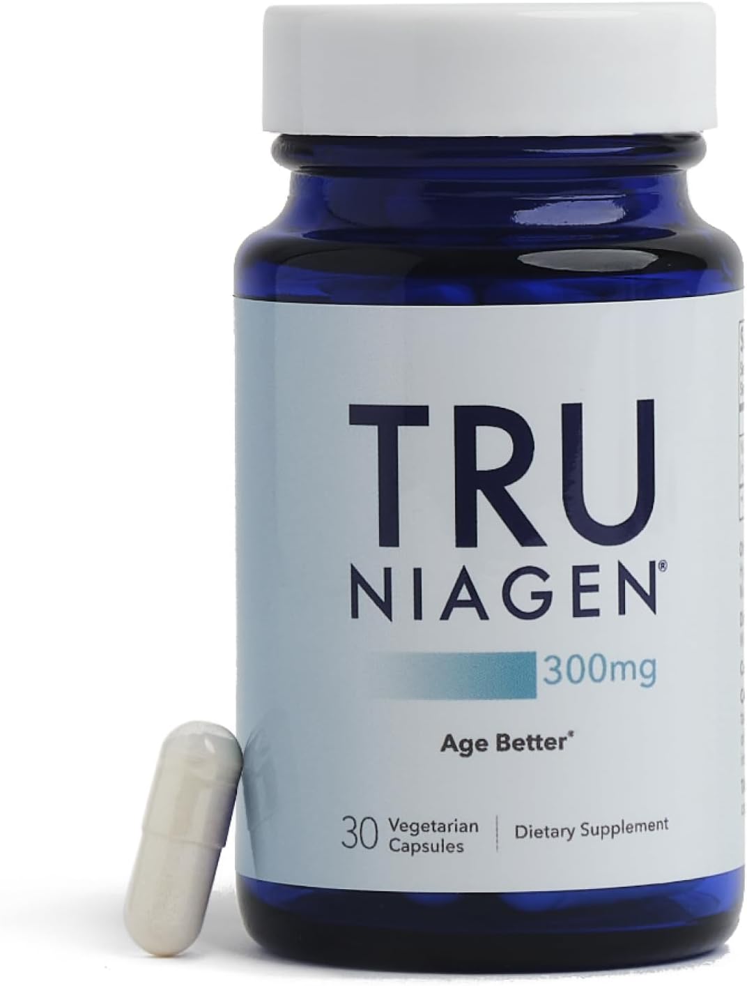 TRU NIAGEN NAD+ Supplement, Nicotinamide Riboside 300mg, 30 Daily Servings