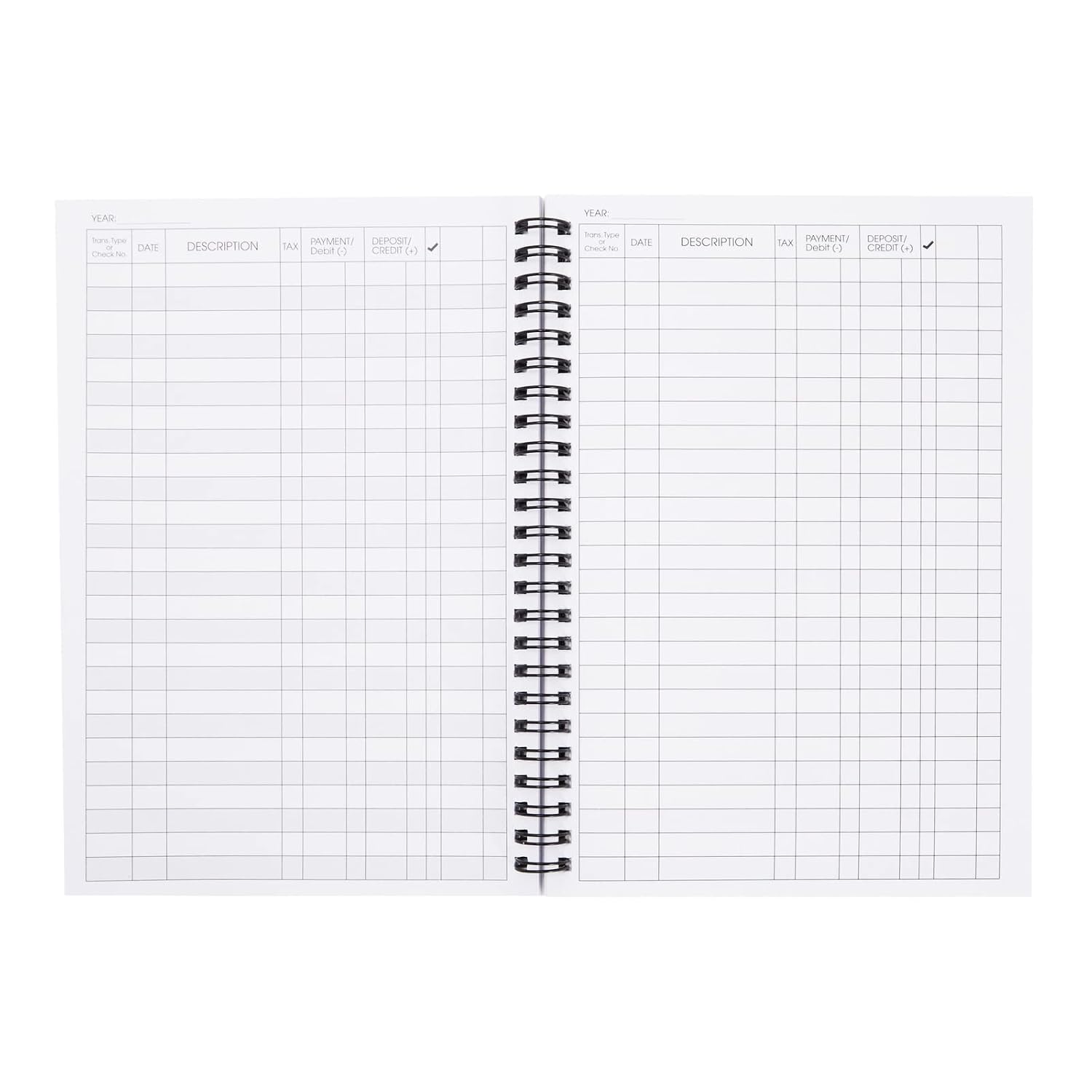 Paper Junkie Ledger Book - 8.5 x 6.25 In, Multicolor, Pack of 2