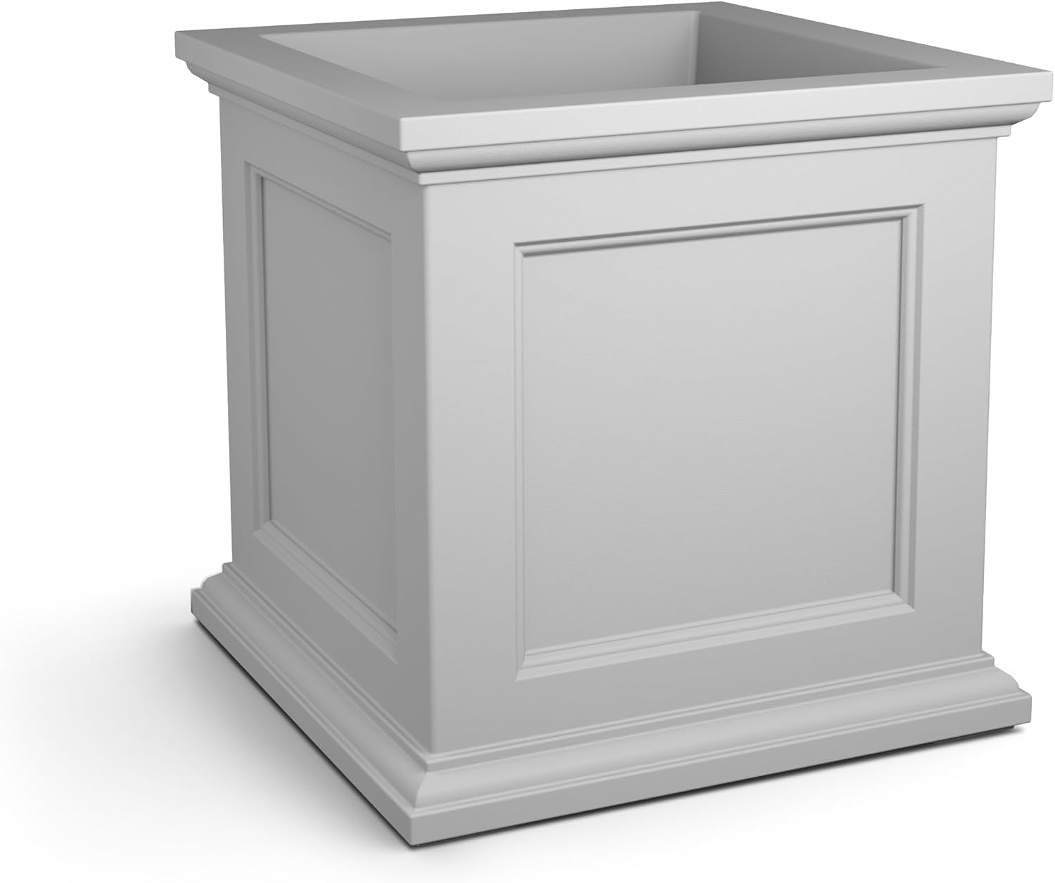 Mayne Fairfield 16in Self-Watering Square Planter, Black
