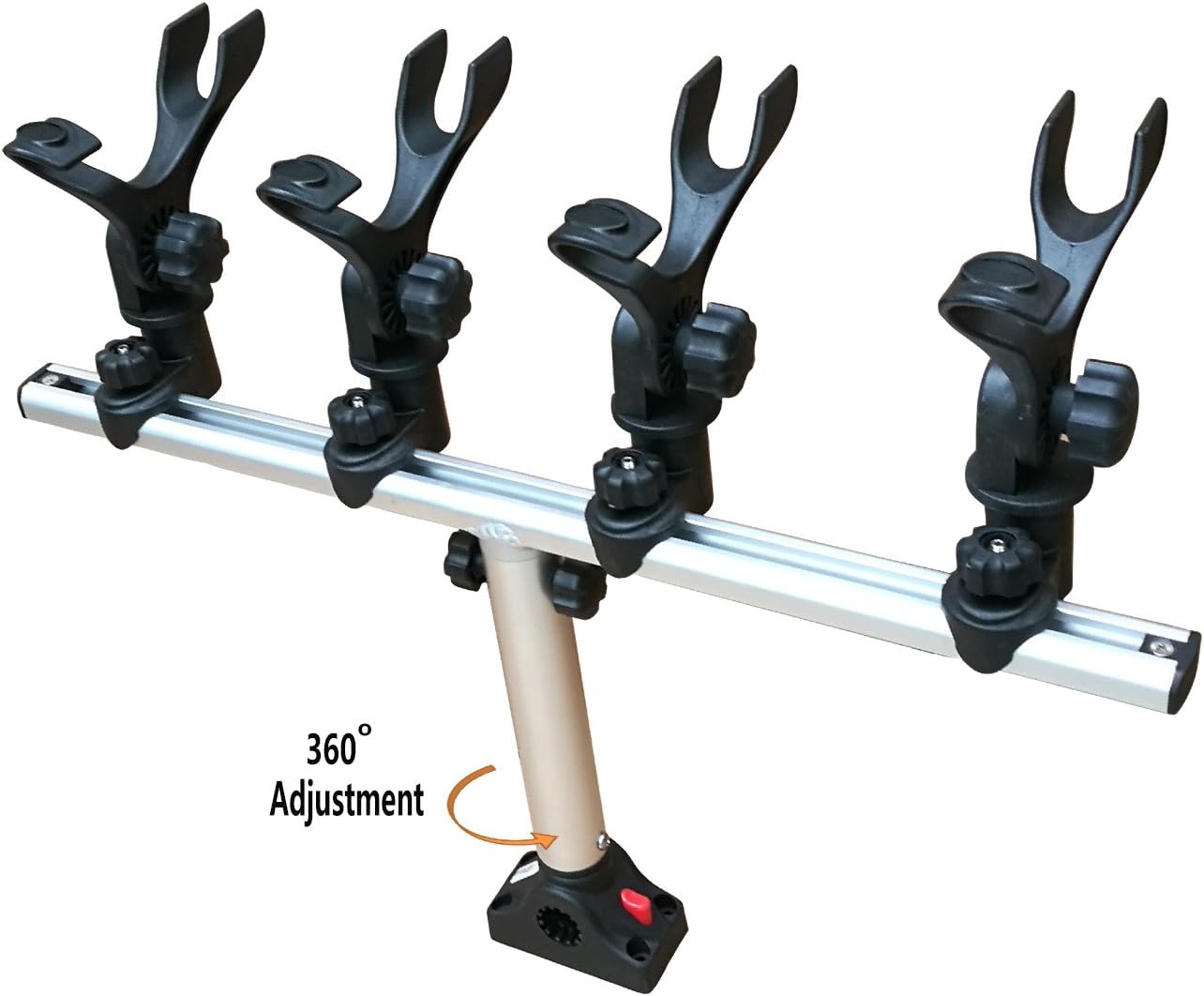Brocraft Crappie Rod Holder System with Deck/Side Mount/Spider Rigging