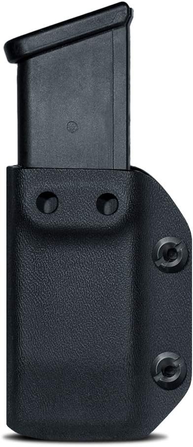 POLE.CRAFT IWB/OWB Magazine Holster Kydex - Mag Carrier Fits: 9mm .40 Double Stack / 9mm .40 Single Stack - P365 1911 Glock 19 19X 17 26 27 28 43 22