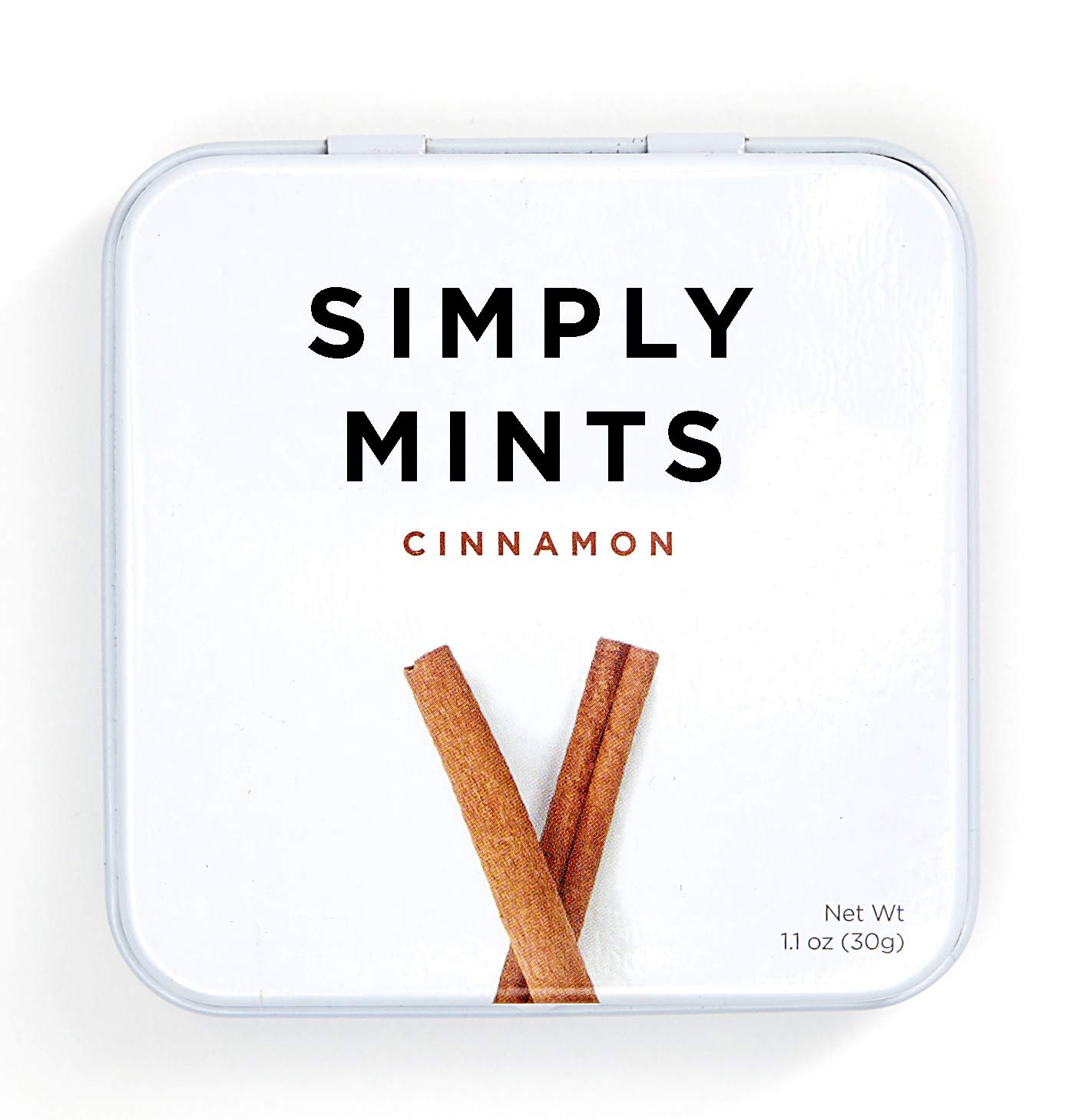 SIMPLY MINTS Natural Peppermint Breath Mints, 6 Pack (180 Pieces), Made With Real Peppermint Oil | Aspartame-Free, Sorbitol-Free, Xylitol-Free, Vegan, Kosher, Non-GMO