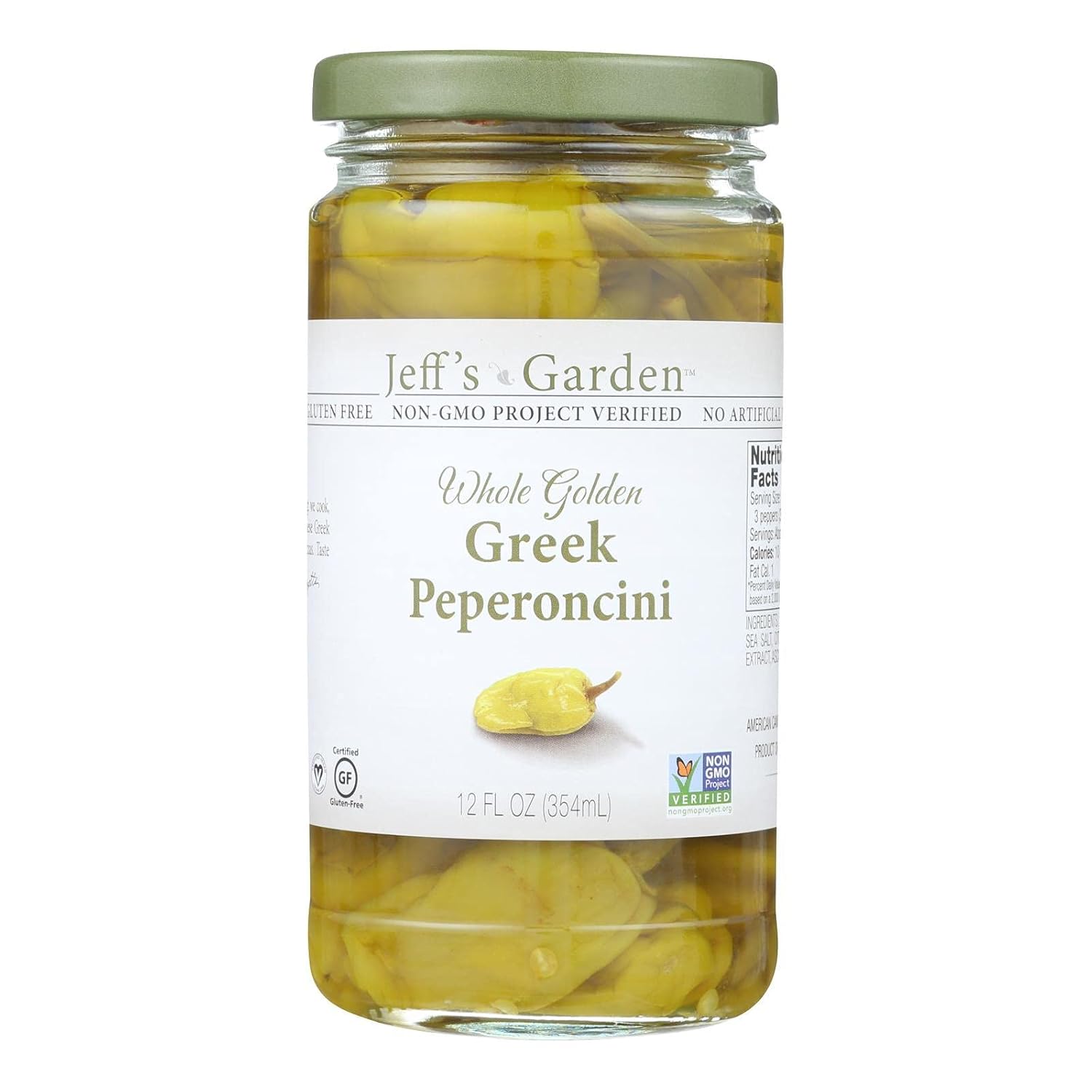 Jeff's Natural Jeff's Natural Greek Pepperoncini - Pepperoncini - Case of 6-12 oz.