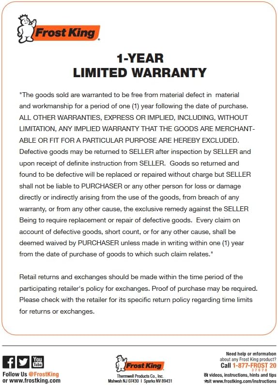 Frost King AWS2445 WB Marvin Adjustable Window Screen, 24" high, fits 25 - 45" wide