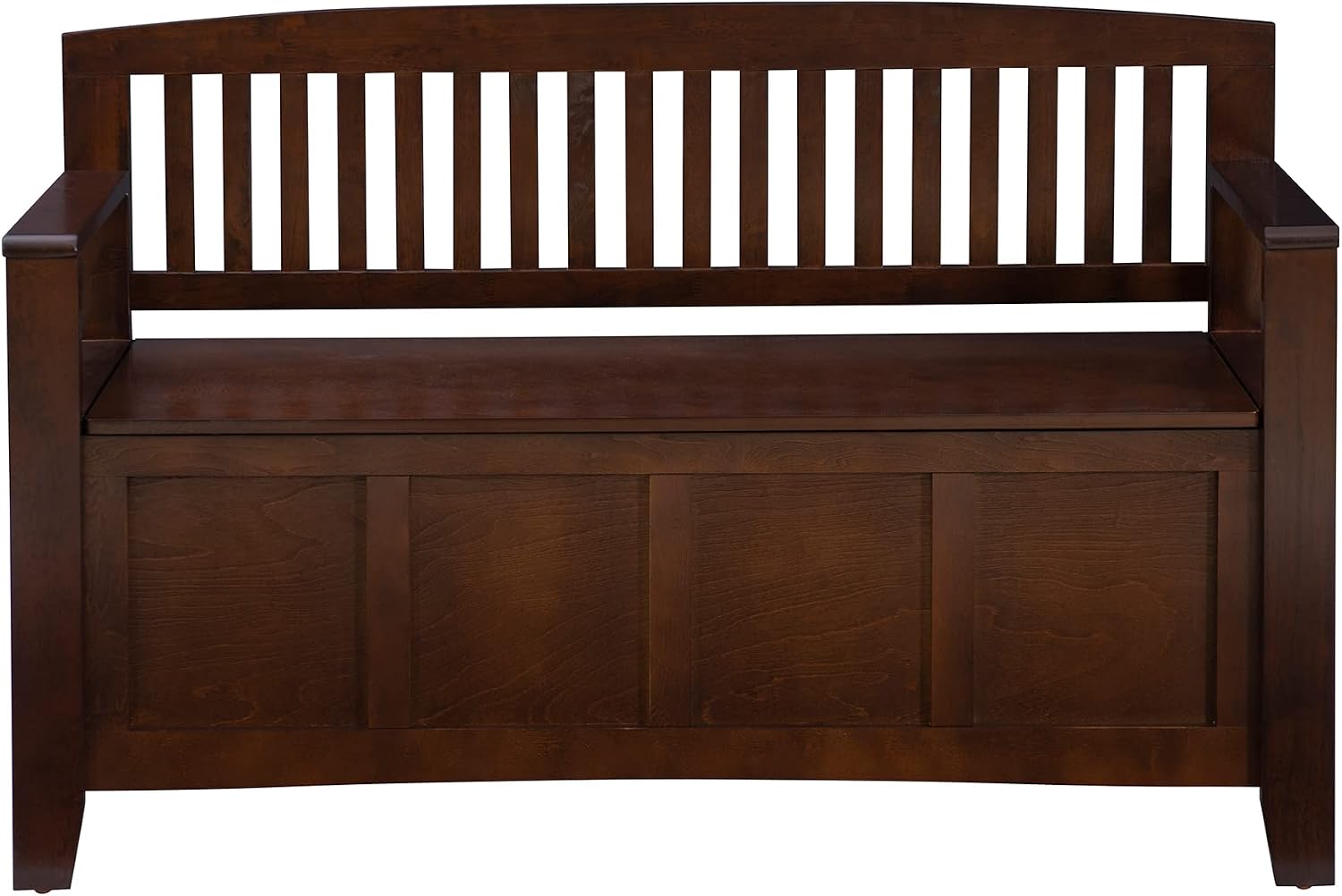 Linon Home Dcor Linon Home Decor Cynthia Storage Bench, 50"w x 17.25"d x 32"h, Walnut